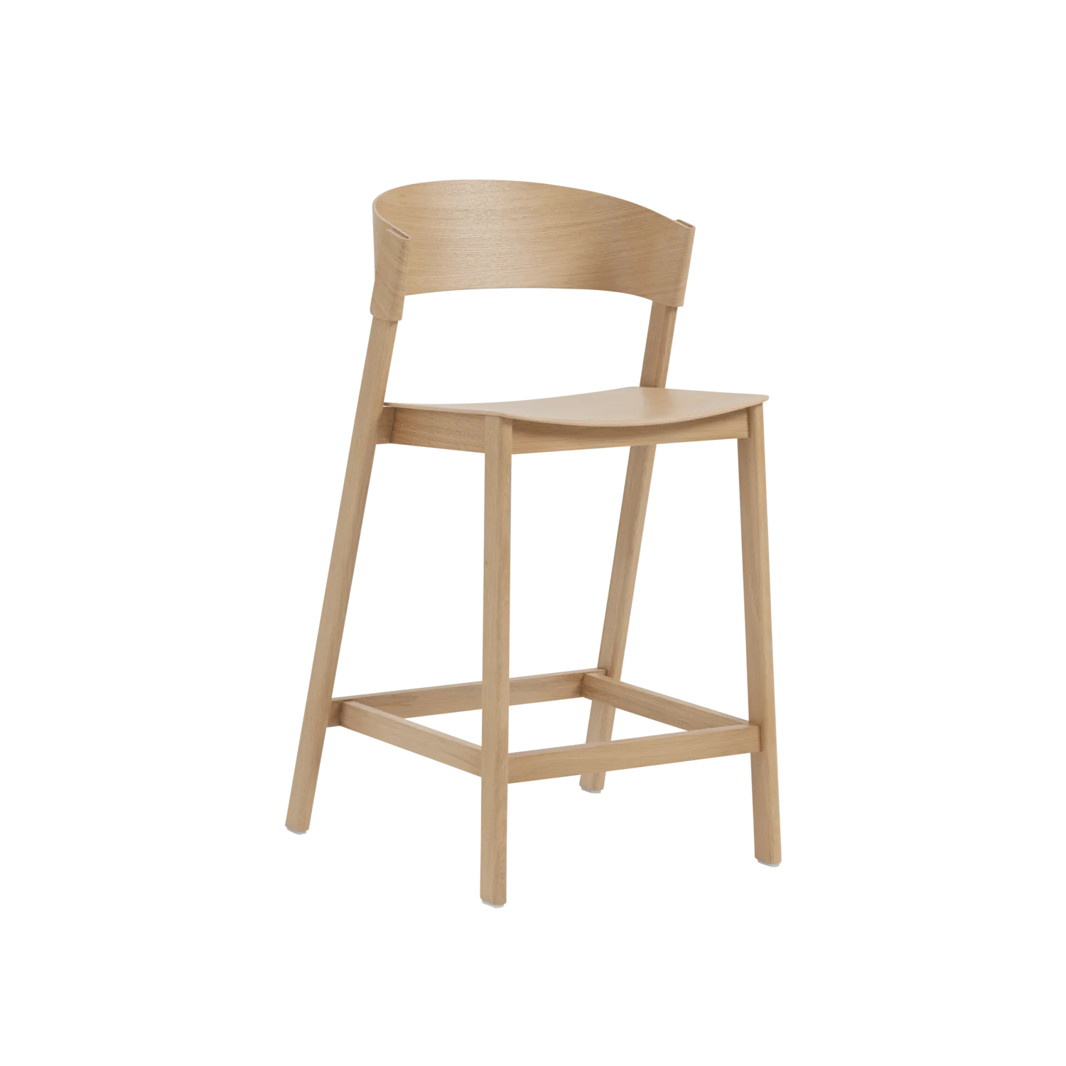 Muuto barstoel Cover Counter - eiken
