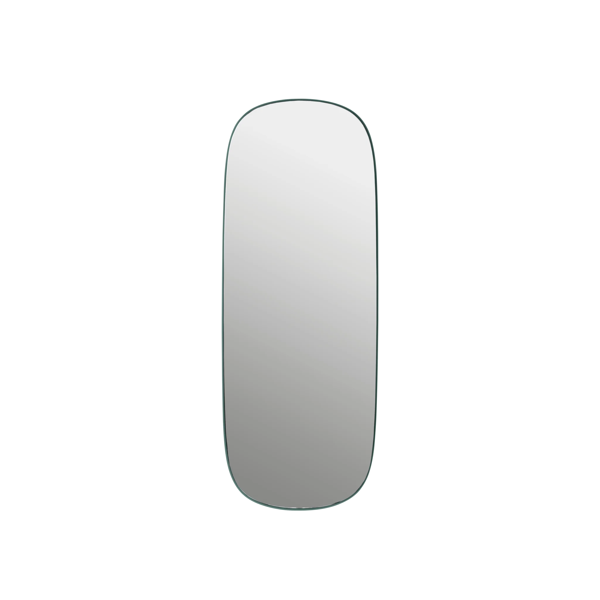 Muuto Framed Mirror - large - dark green / clear