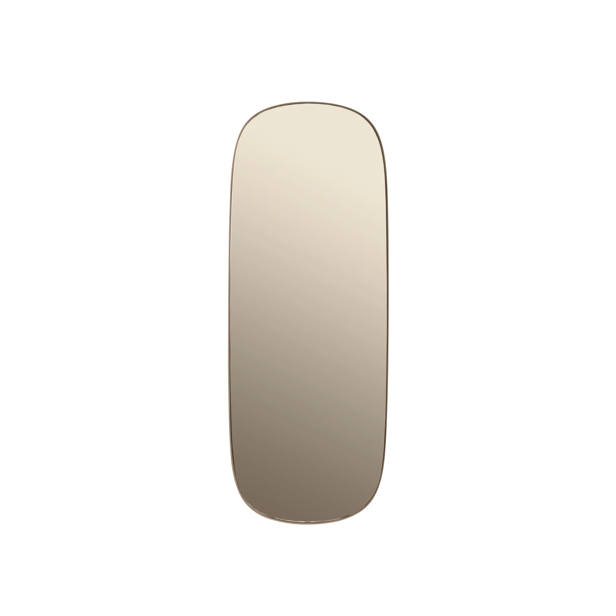 Muuto Framed Mirror - large - taupe / taupe