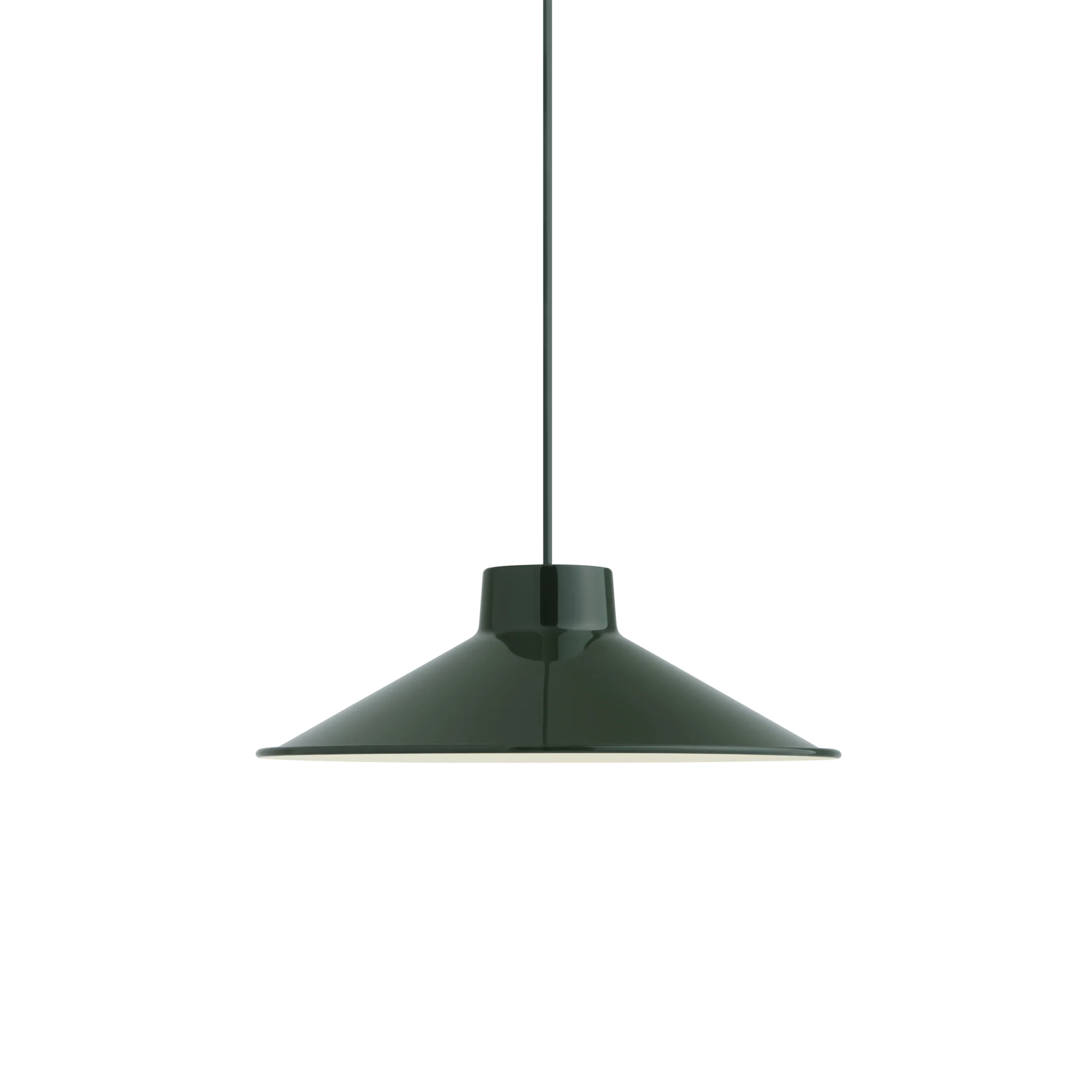 Muuto hanglamp Top - Ø 36 + Ø 38 cm. - dark green - Ø 36 cm.