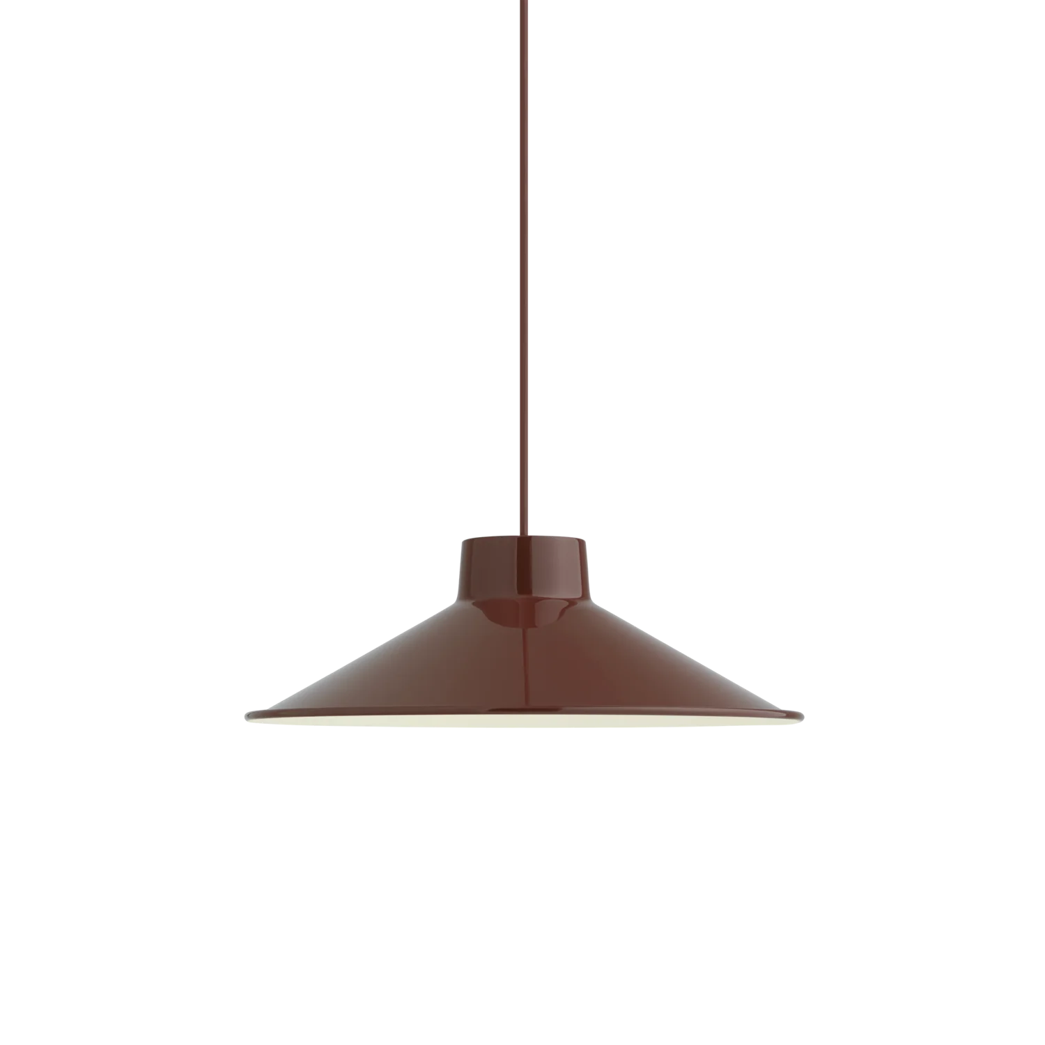 Muuto hanglamp Top - Ø 36 + Ø 38 cm. - deep red Ø 36 cm.
