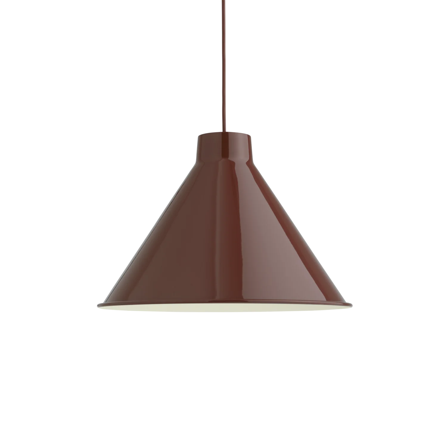 Muuto hanglamp Top - Ø 36 + Ø 38 cm. - deep red - Ø 38 cm.