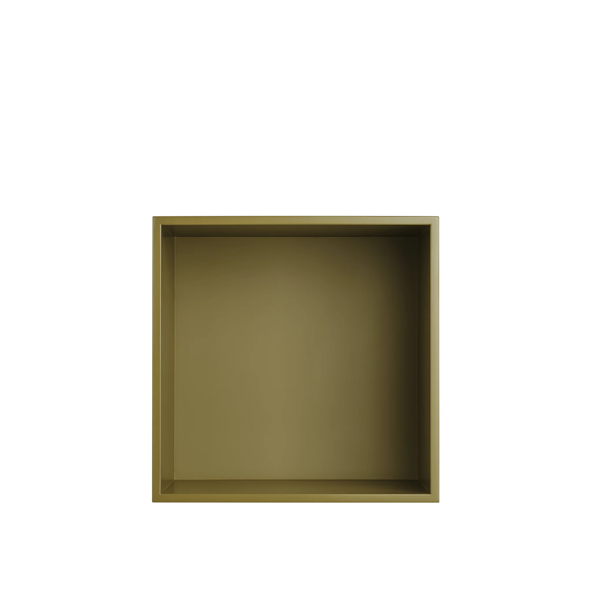 Muuto kastonderdeel Mini Stacked - medium - Brown green met rug