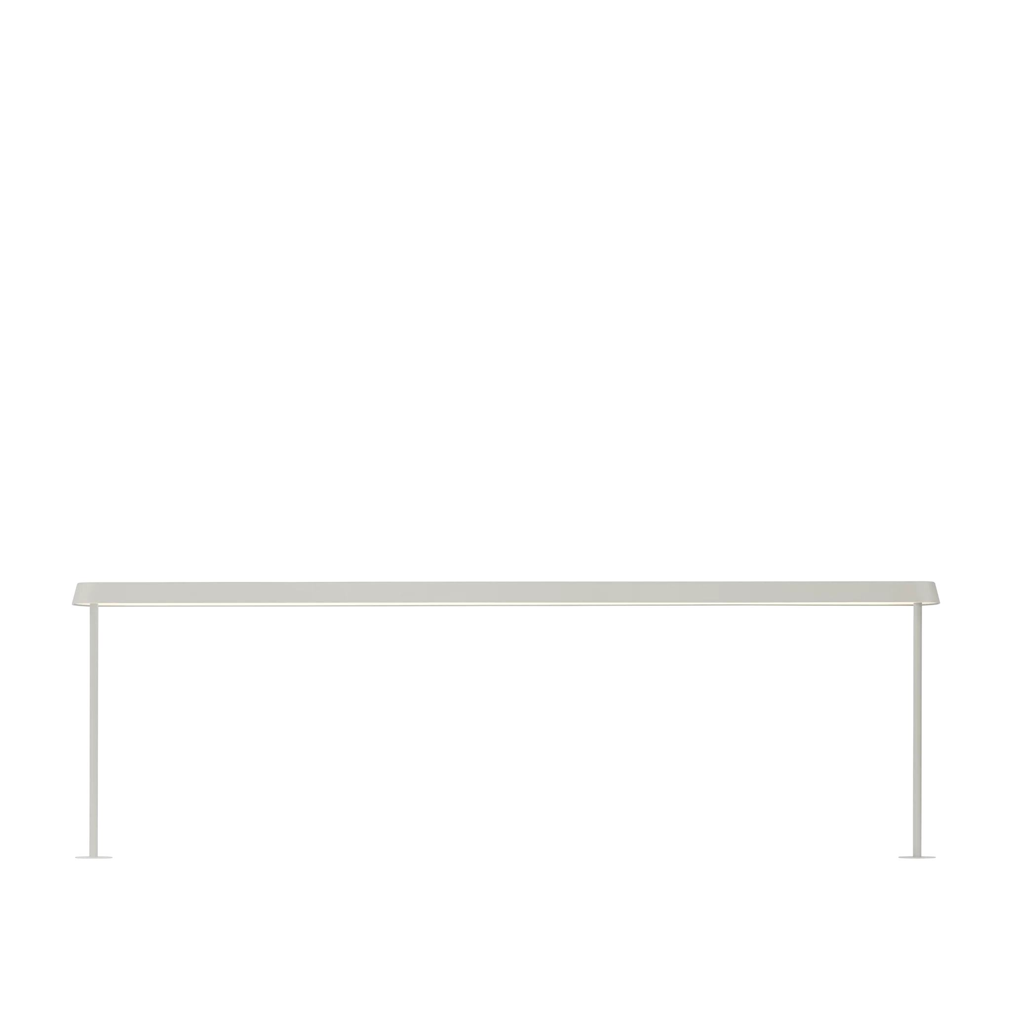 Muuto Linear System High Table - Tafel Lamp Breed Grijs