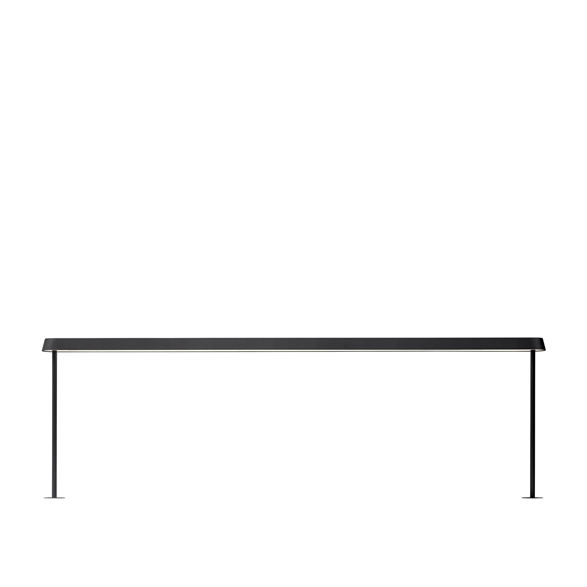Muuto Linear System High Table - Tafel Lamp Breed Zwart