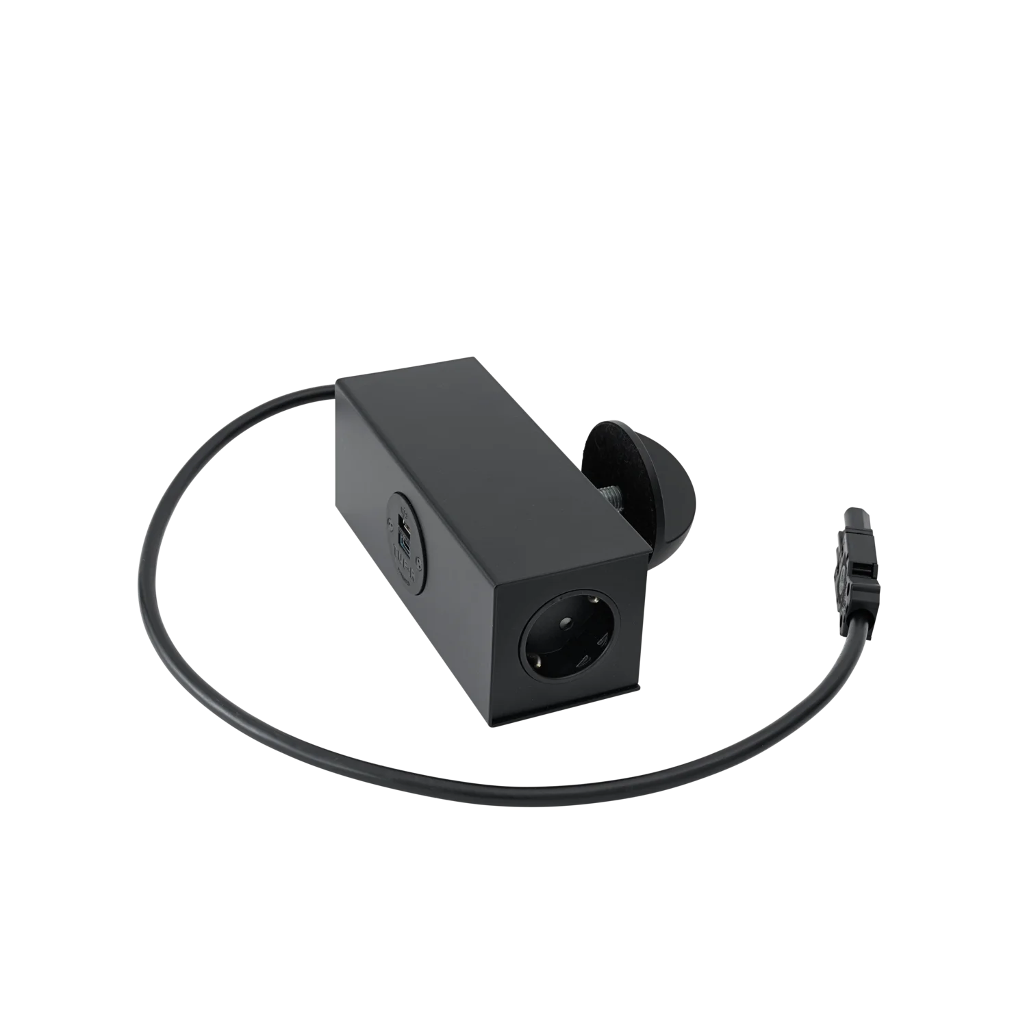 Muuto Linear System High Table - Tafel Stopcontact Zwart