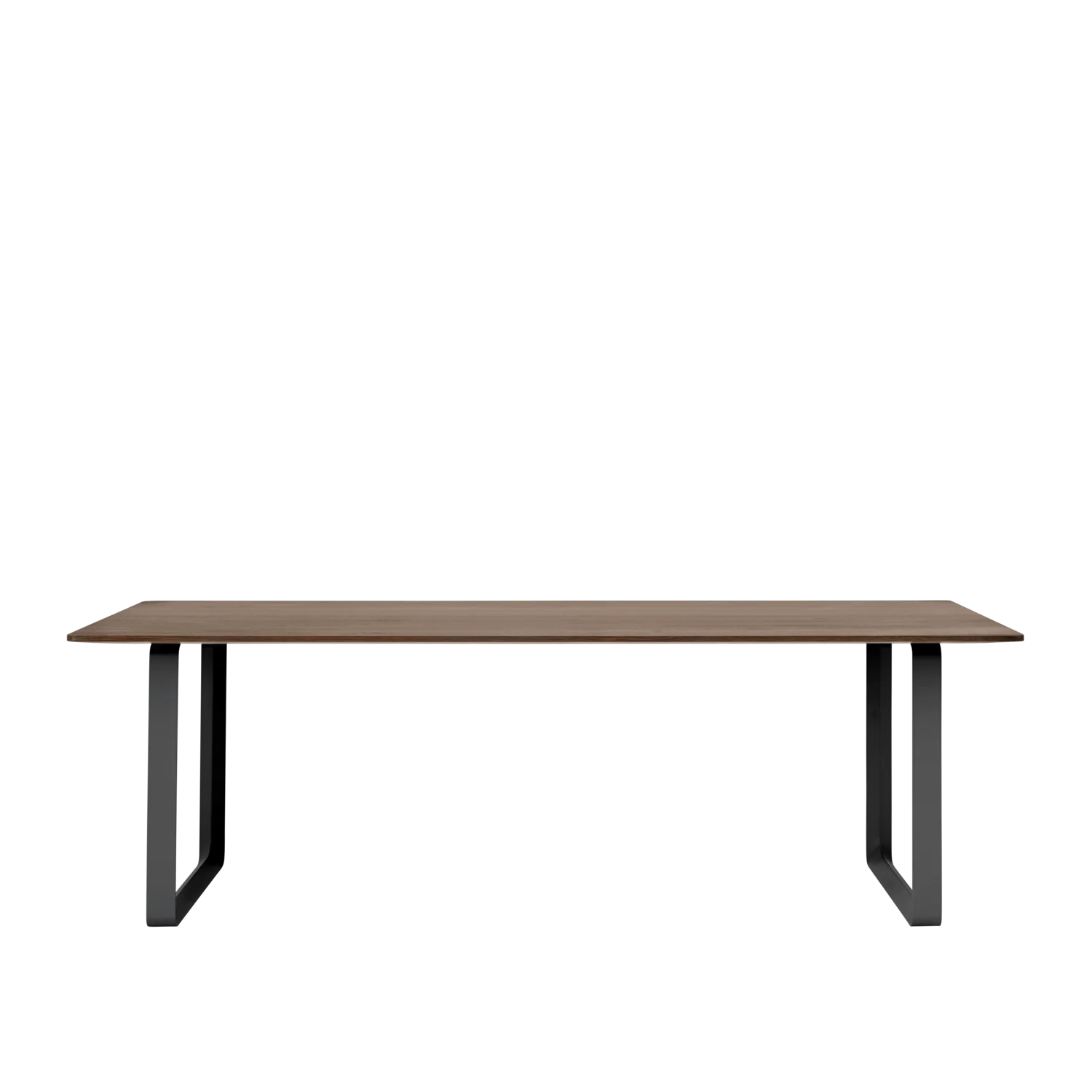 Muuto tafel 70/70 - 90 x 225 cm. - gerookt eiken / zwart