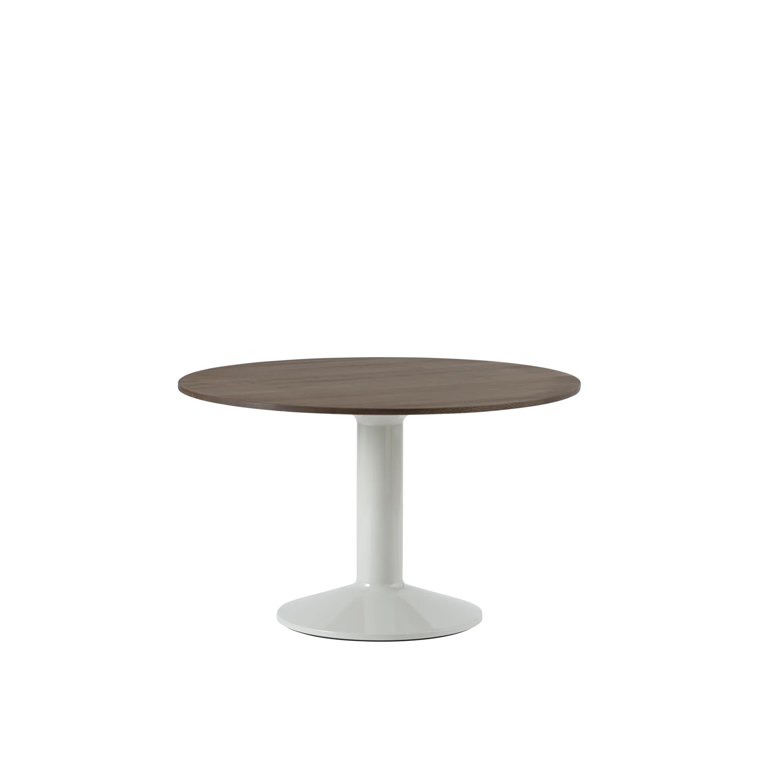 Muuto tafel Midst - Ø 120 cm. - donker geolied eiken / grijs