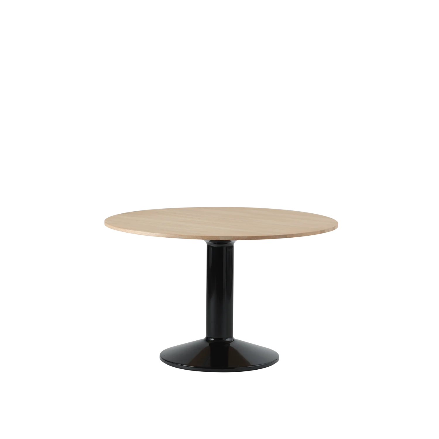 Muuto tafel Midst - Ø 120 cm. - geolied eiken / zwart
