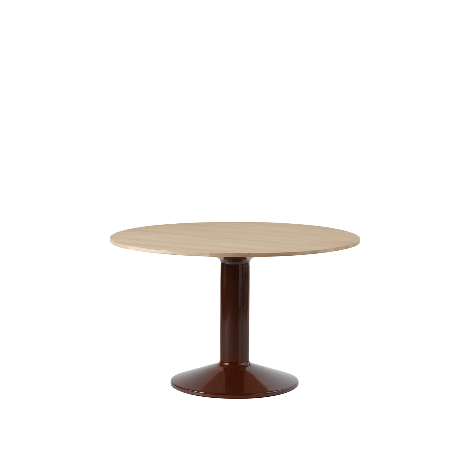 Muuto tafel Midst - Ø 120 cm. - rood linoleum / rood