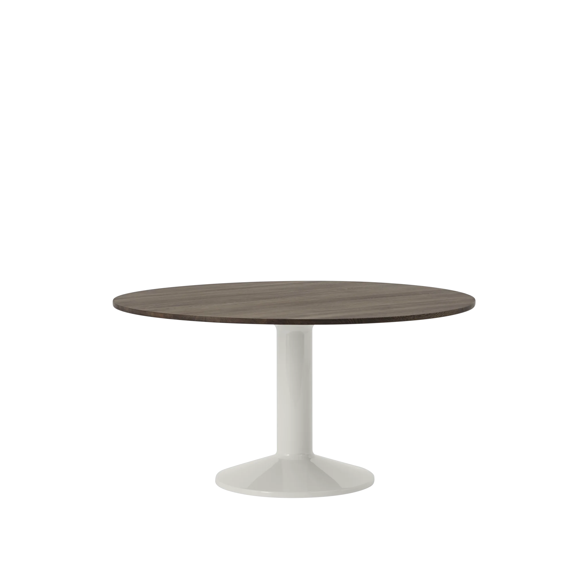 Muuto tafel Midst - Ø 140 cm. - donker geolied eiken / grijs