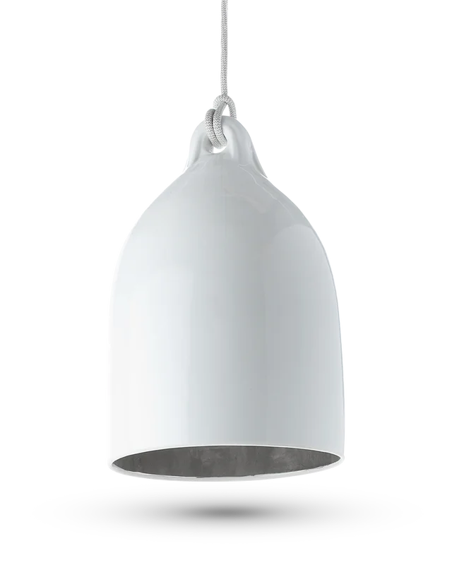 pols potten hanglamp Buffer - zilver