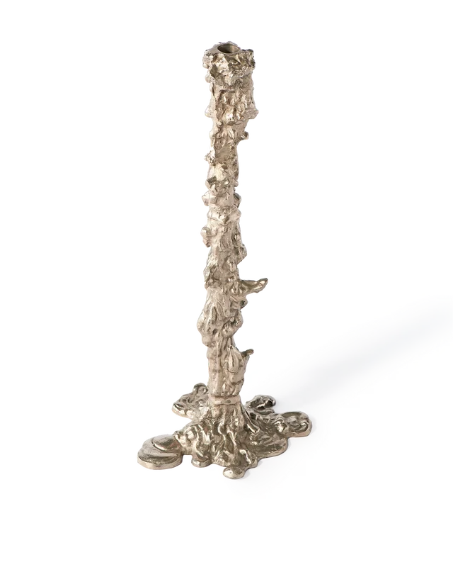 pols potten kandelaar Drip - XXL - zilver