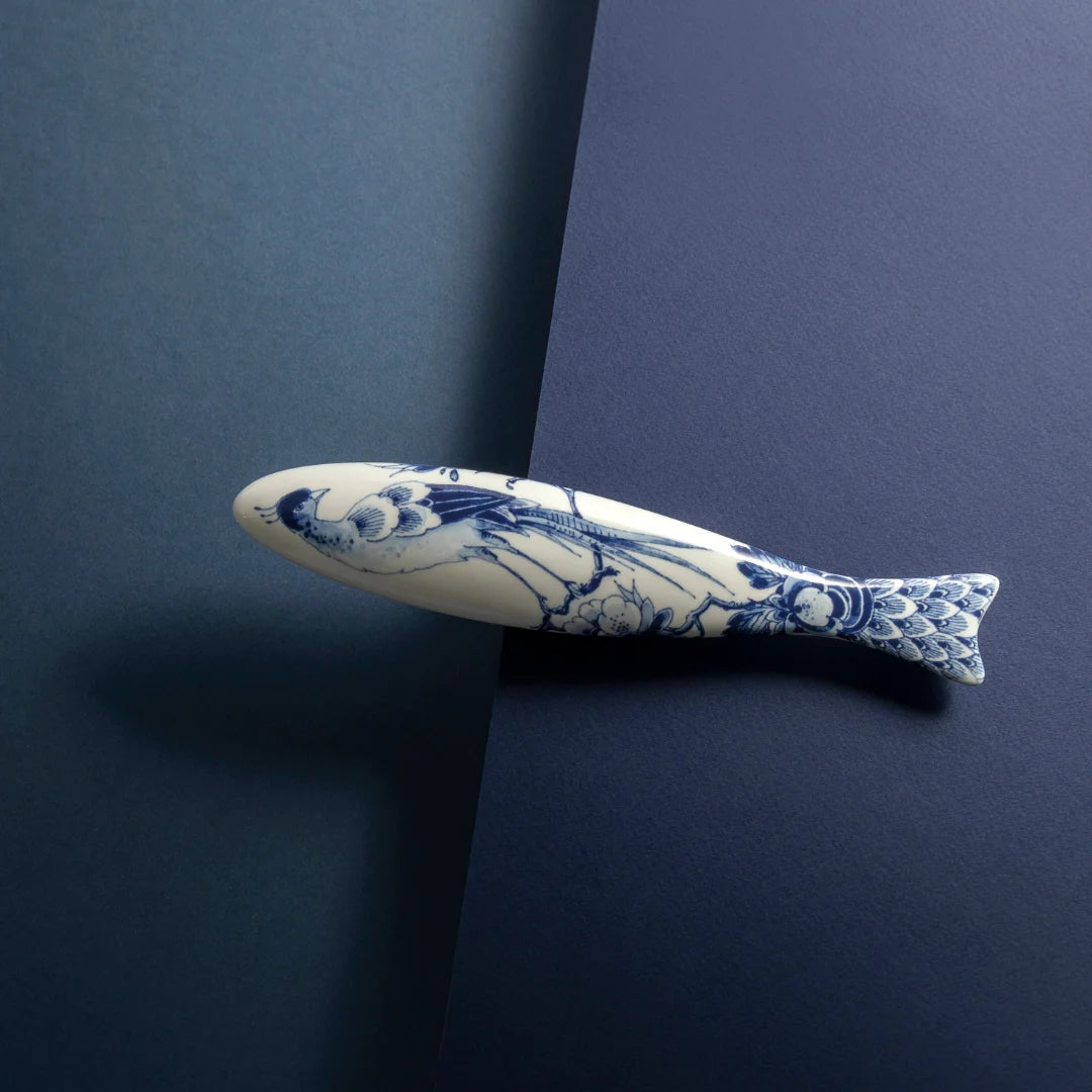 Royal Delft Blue Herring - Peacock Scales