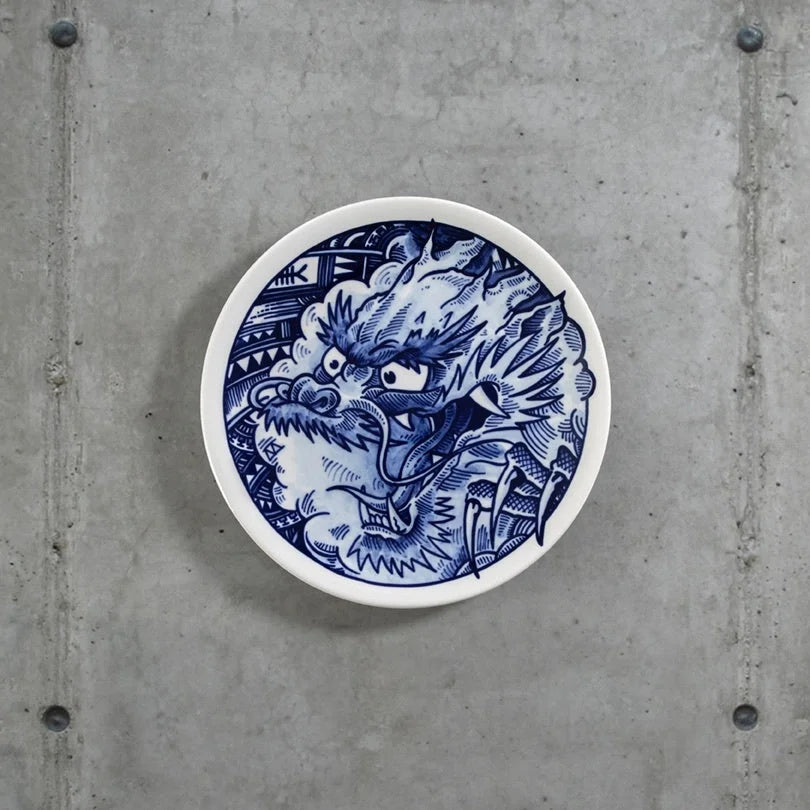 Royal Delft bord Dragon - set van 3 - Battle of the Dragon - set van 3