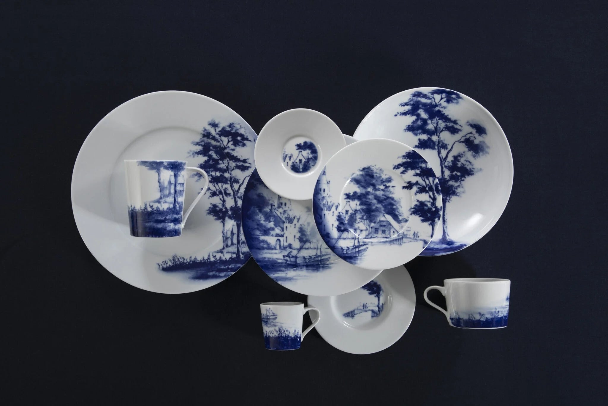 Royal Delft Dutch Dawn Koffiekop & schotel 24cl.