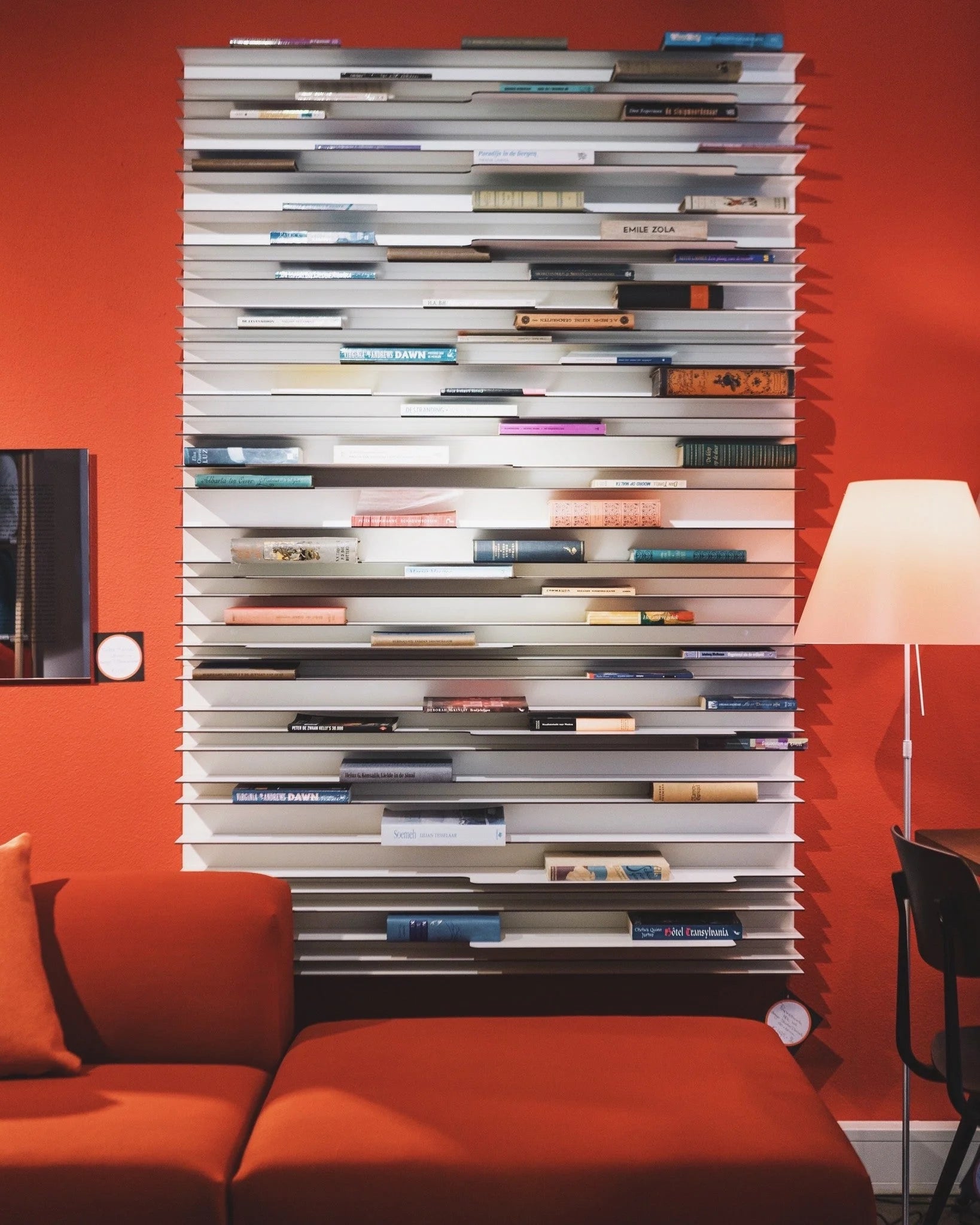 Spectrum Paperback boekenkast - 30 x 60 cm. - wit - wit