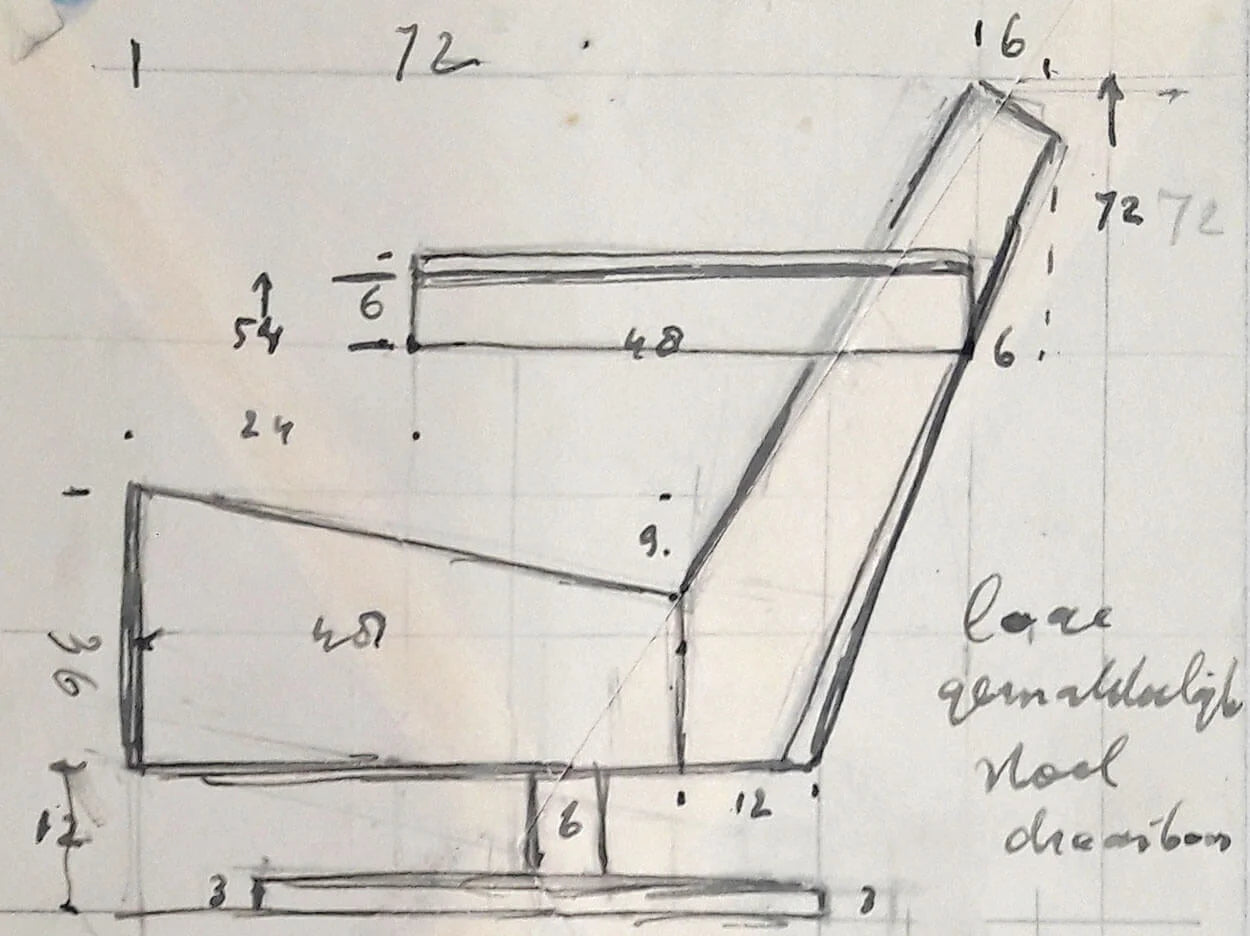Spectrum Press Room Chair Gerrit Rietveld