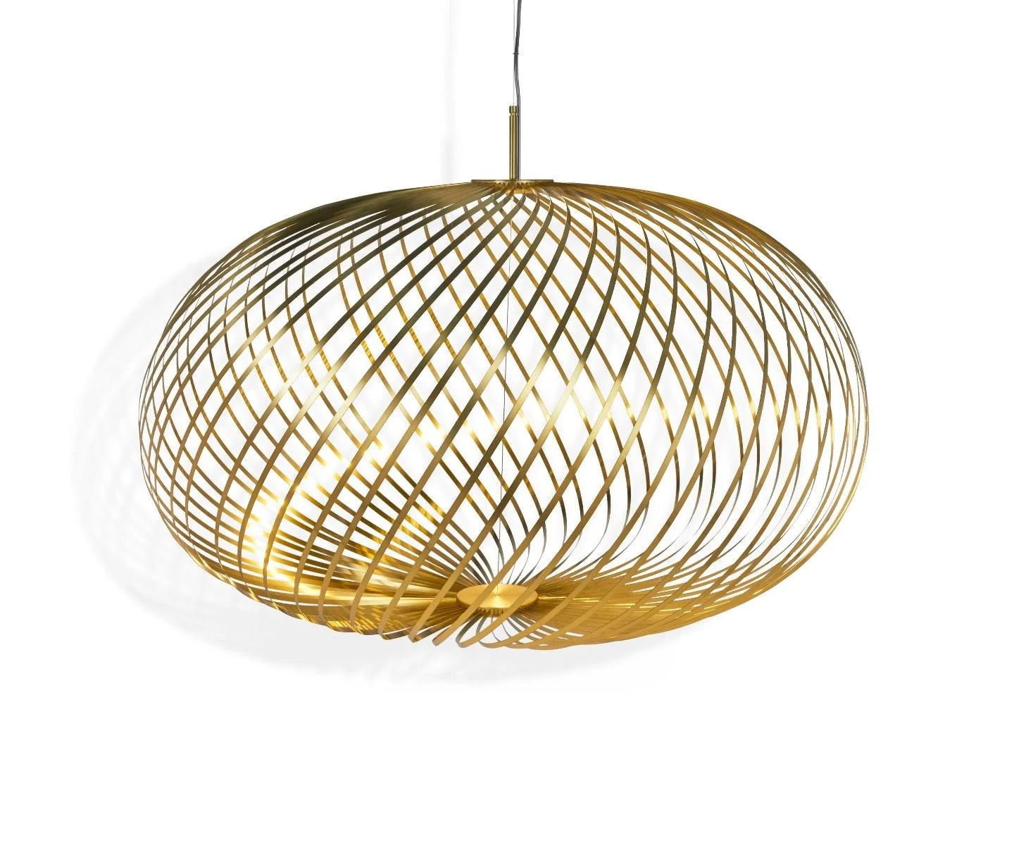 Tom Dixon hanglamp Spring - L - messing