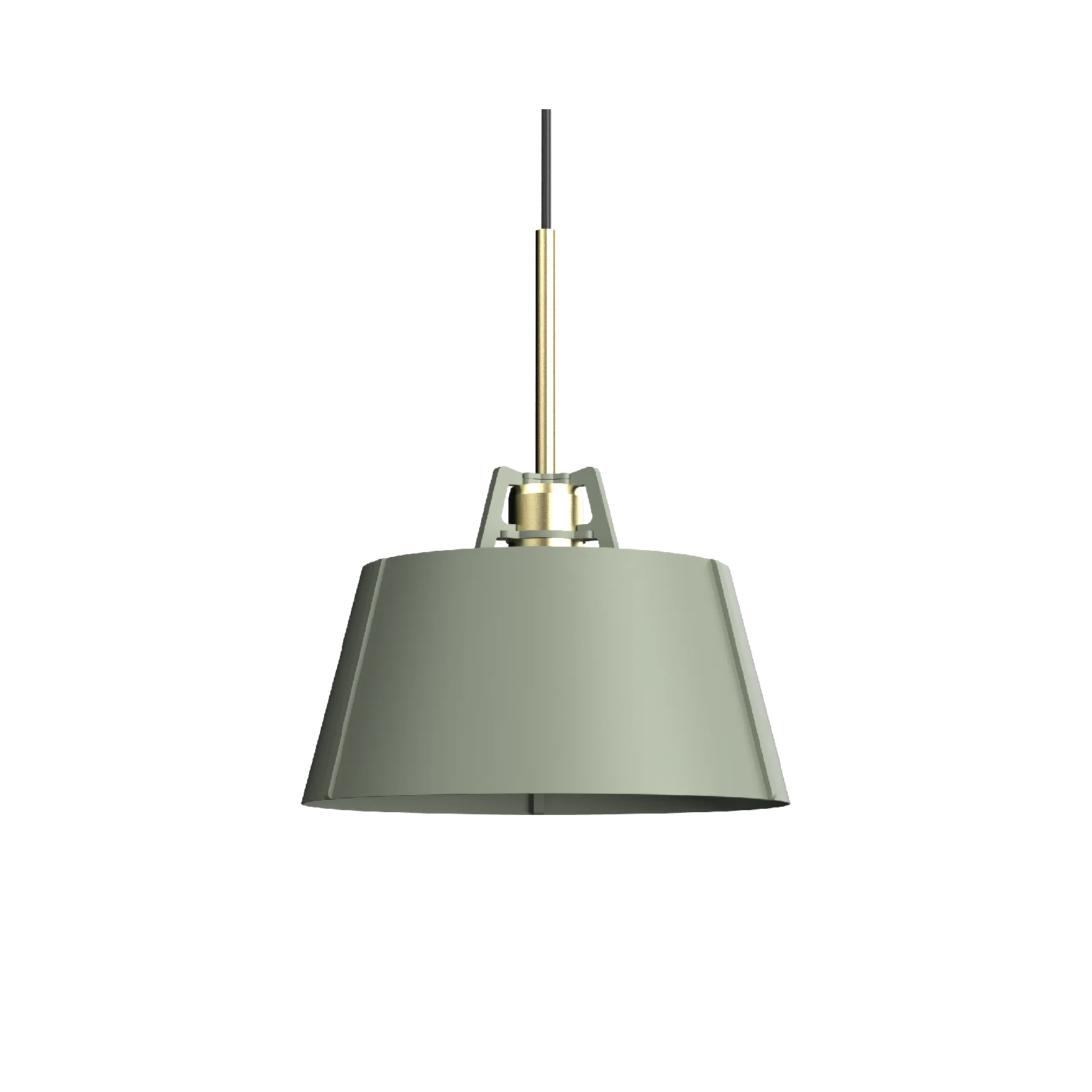 Tonone Bella hanglamp met messing fitting - flux green