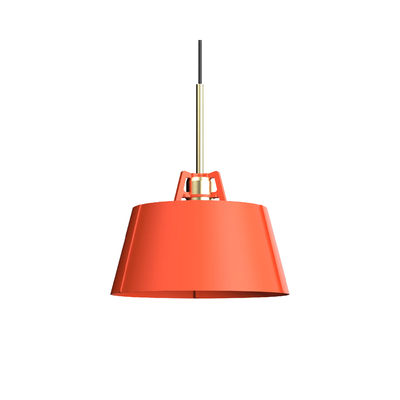 Tonone Bella hanglamp met messing fitting - striking orange