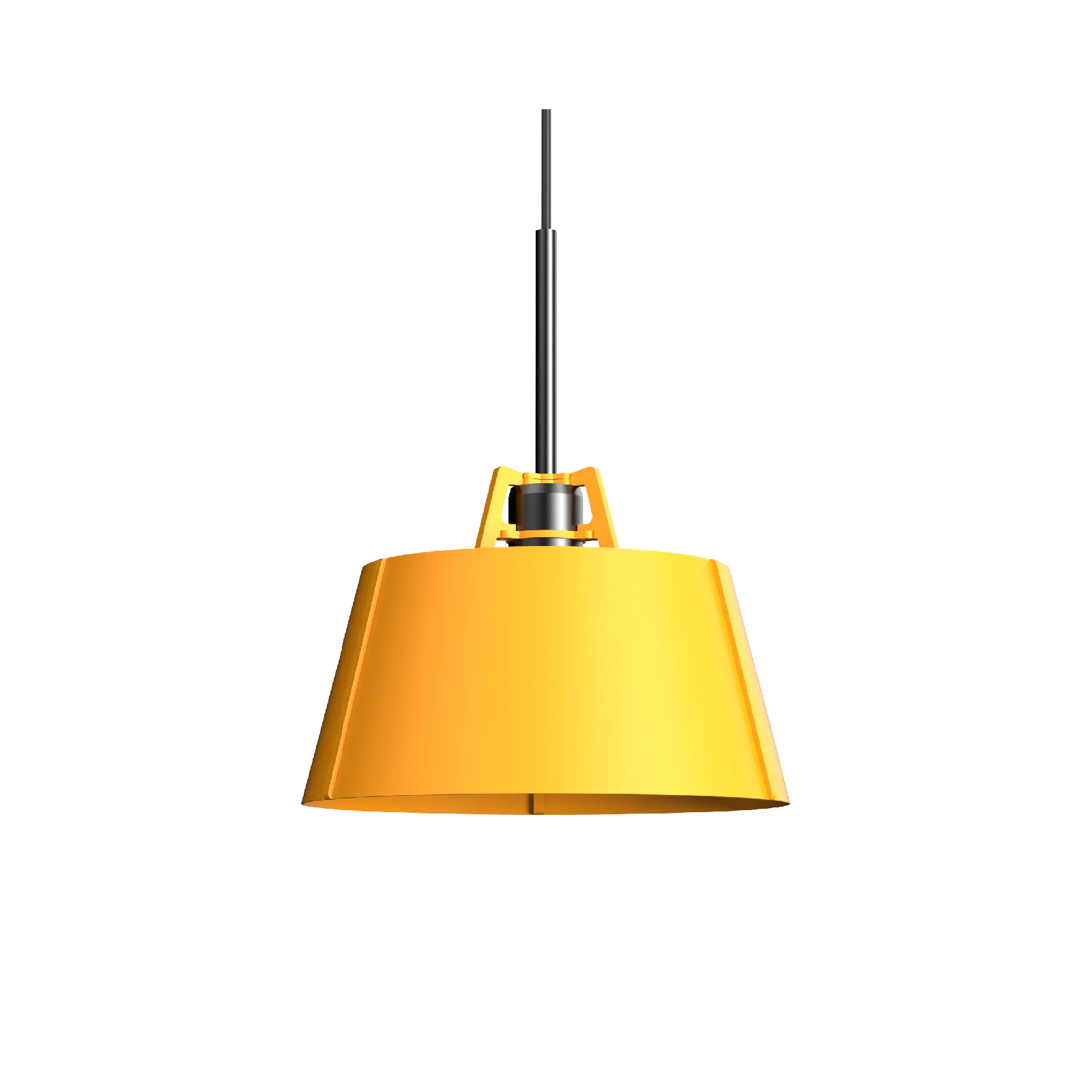 Tonone Bella hanglamp met zwarte fitting - sunny yellow