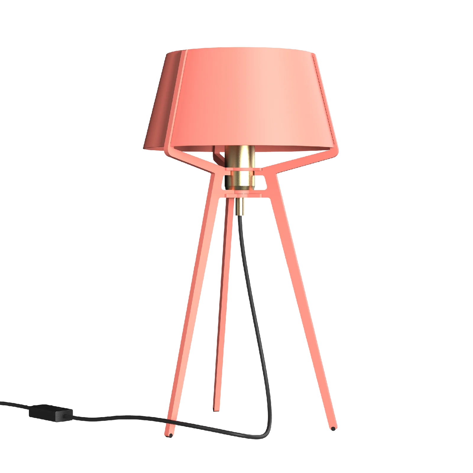 Tonone Bella tafellamp met messing fitting - daybreak rose