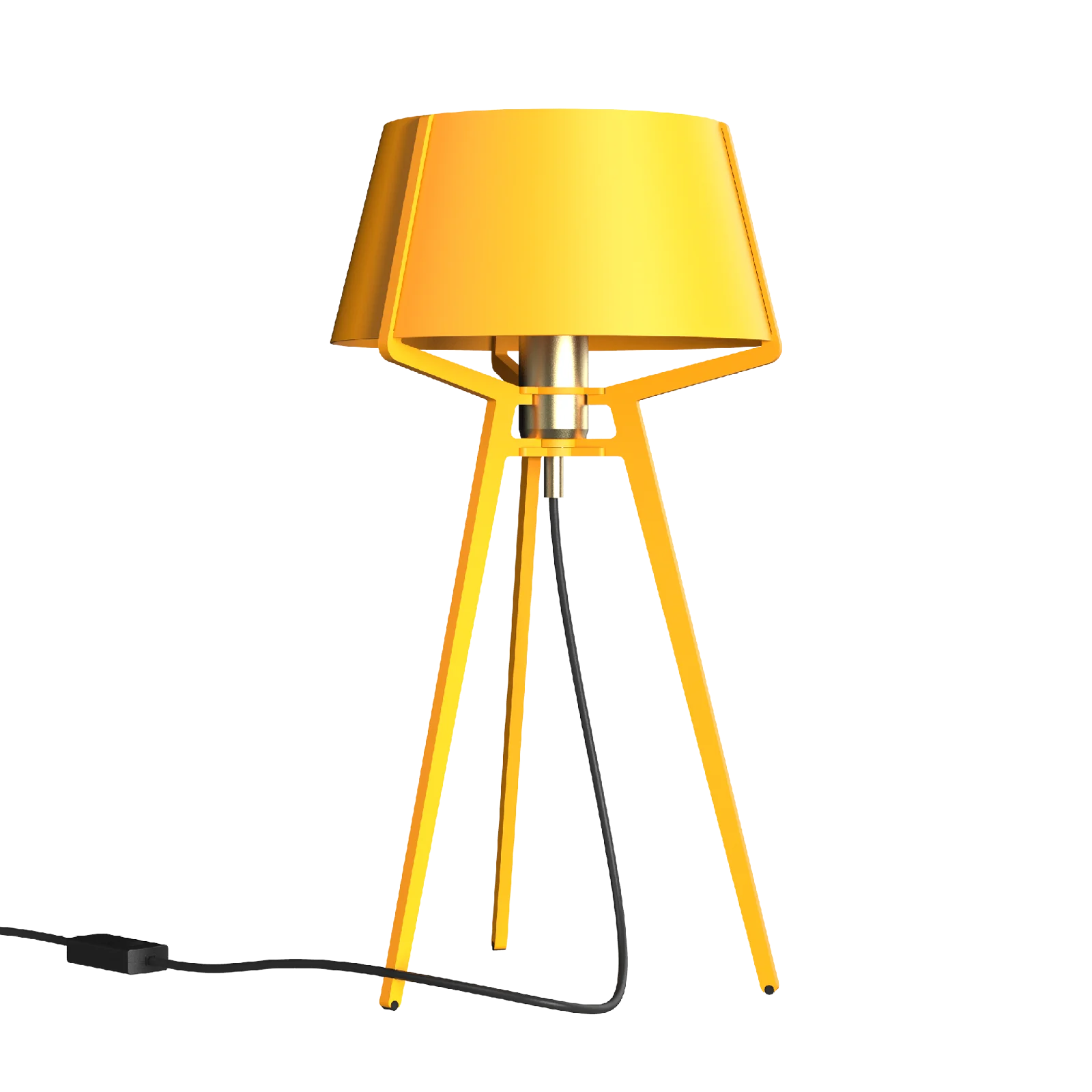 Tonone Bella tafellamp met messing fitting - sunny yellow
