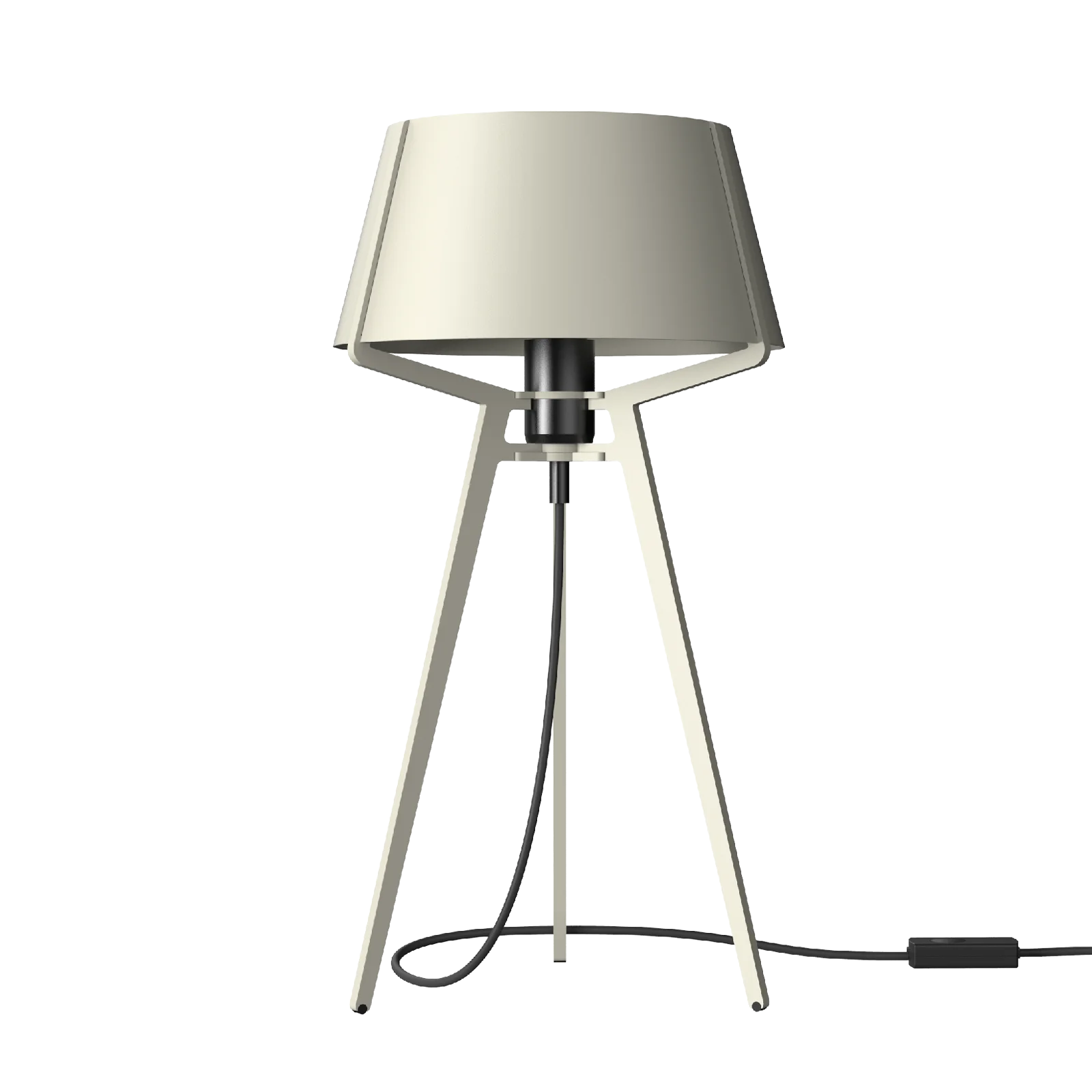 Tonone Bella tafellamp met zwarte fitting - ash grey