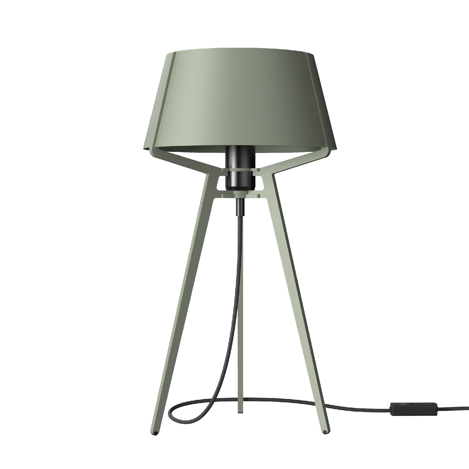 Tonone Bella tafellamp met zwarte fitting - flux green