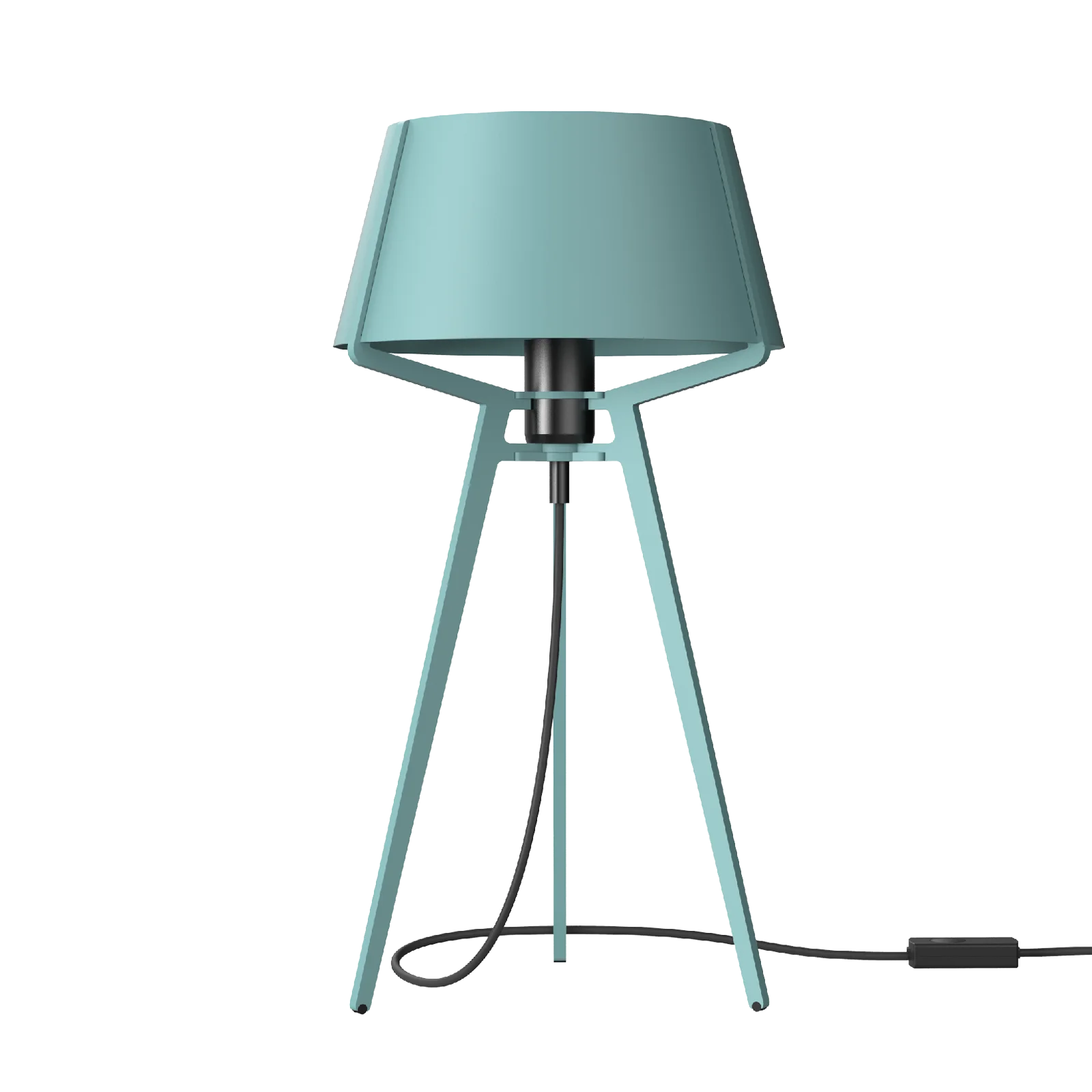 Tonone Bella tafellamp met zwarte fitting - ice blue