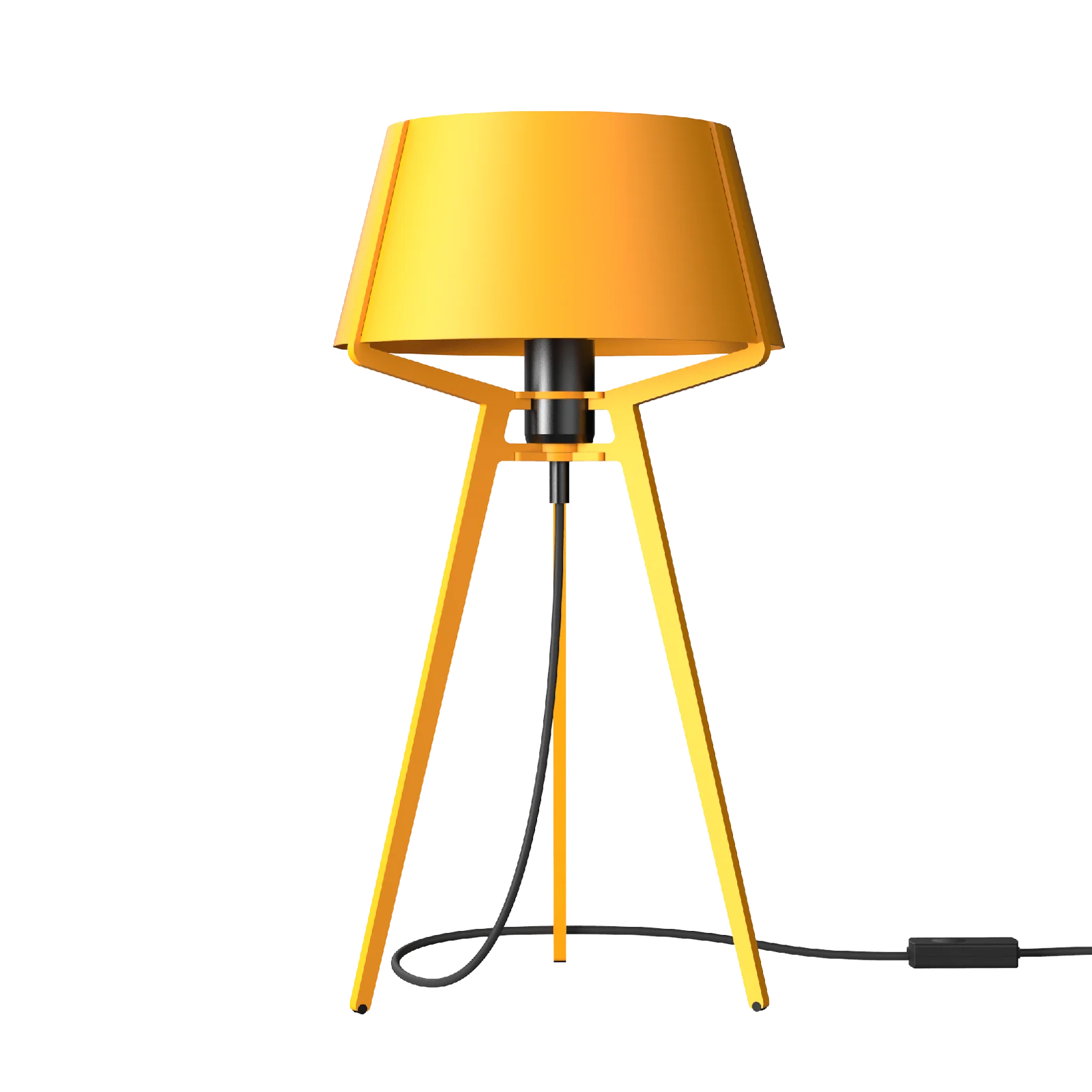 Tonone Bella tafellamp met zwarte fitting - sunny yellow