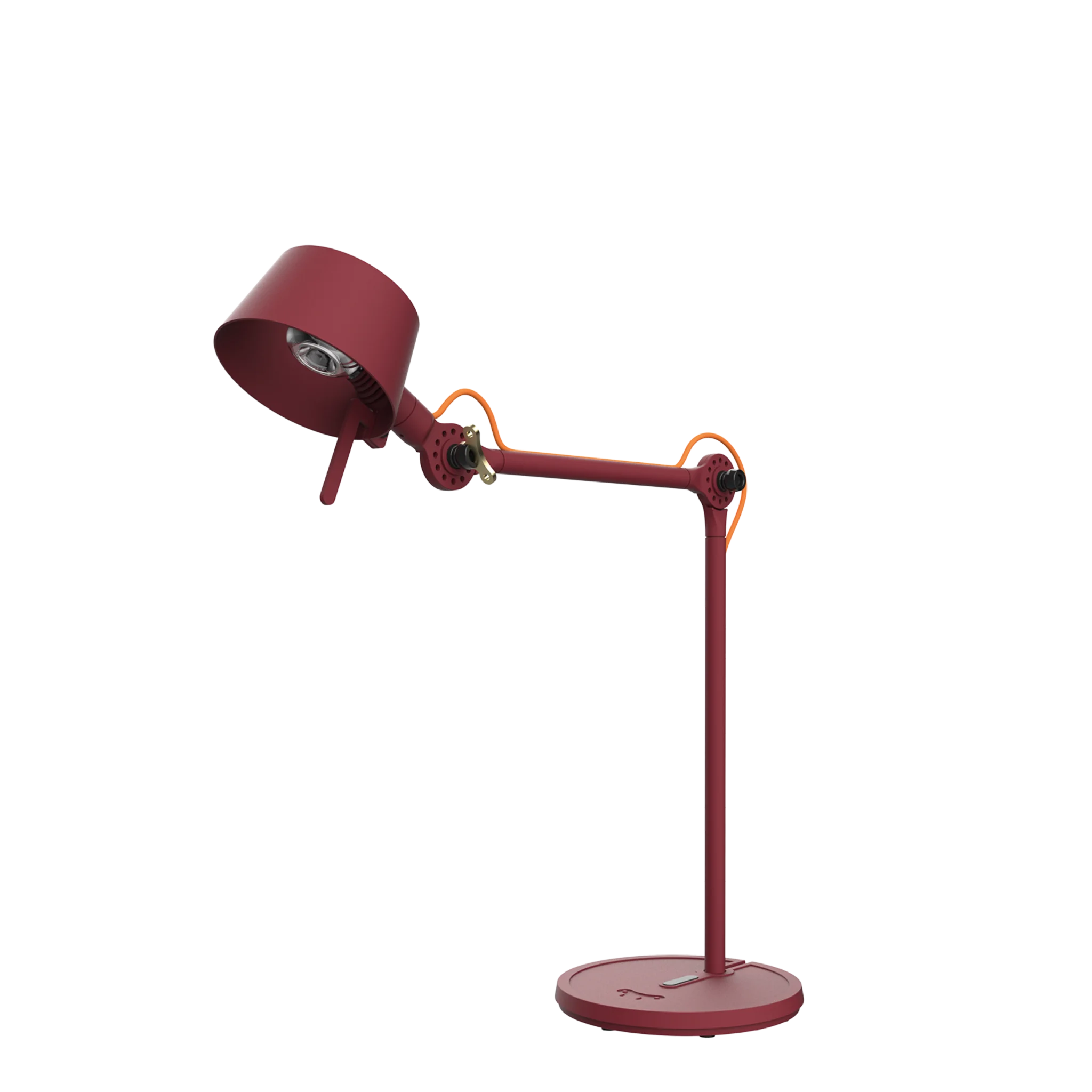 Tonone Bolt10 desk - bureaulamp - Burgundy Red / Oranje