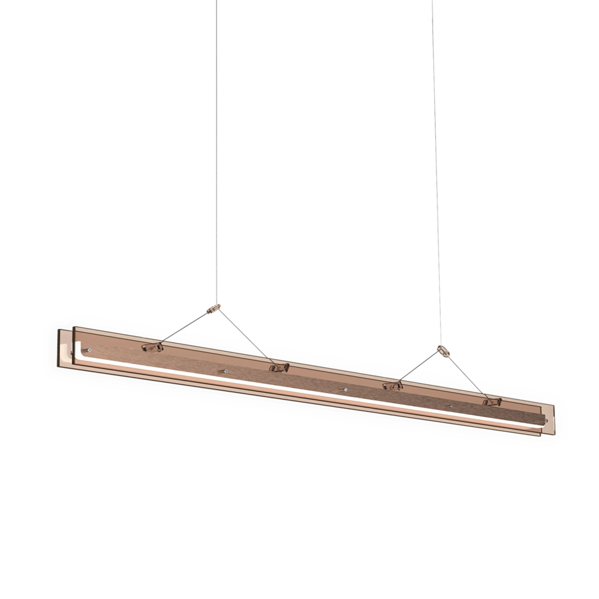 Tonone Bridge hanglamp - 110 cm. + 150 cm. - cocoa brown 110 cm.