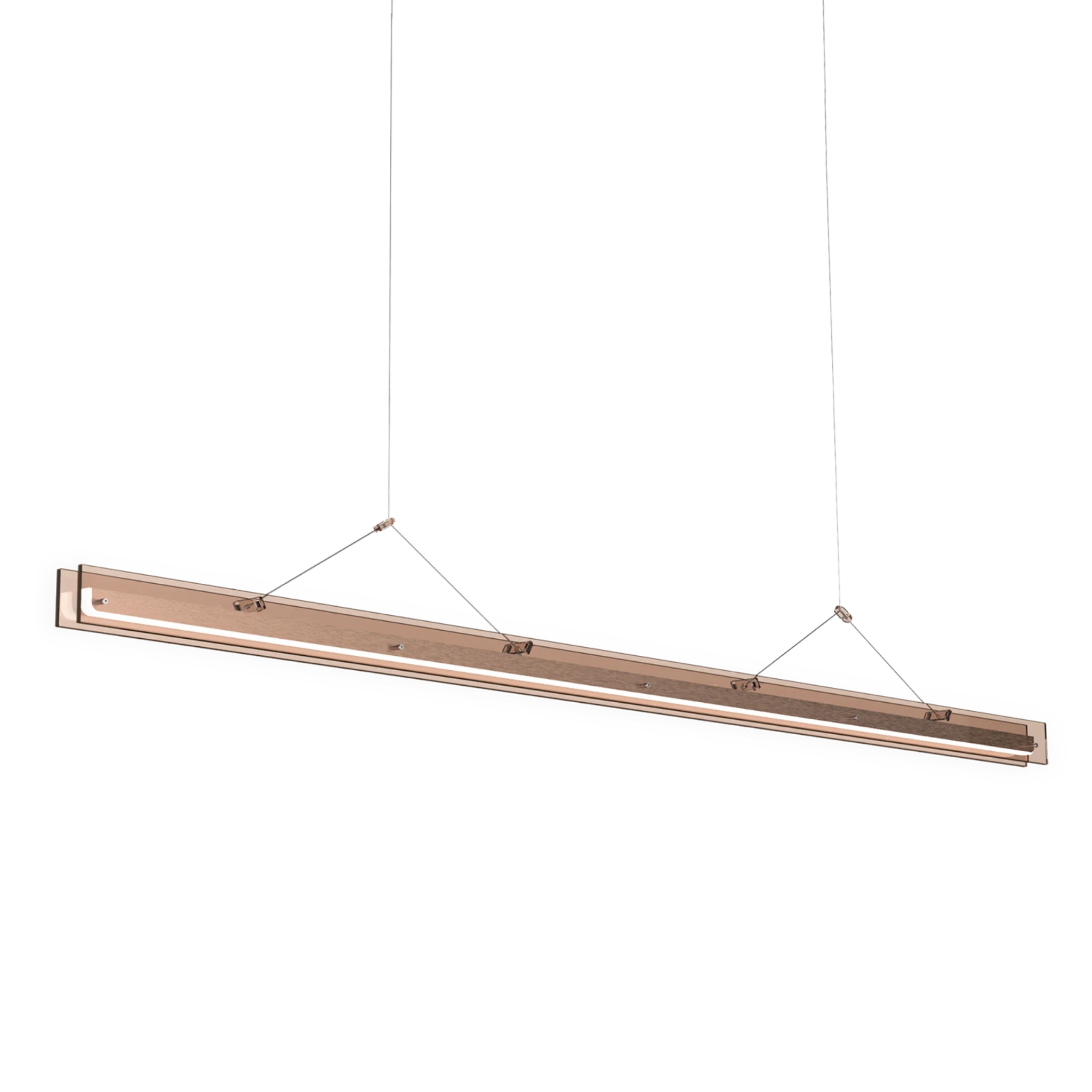 Tonone Bridge hanglamp - 110 cm. + 150 cm. - cocoa brown 150 cm.