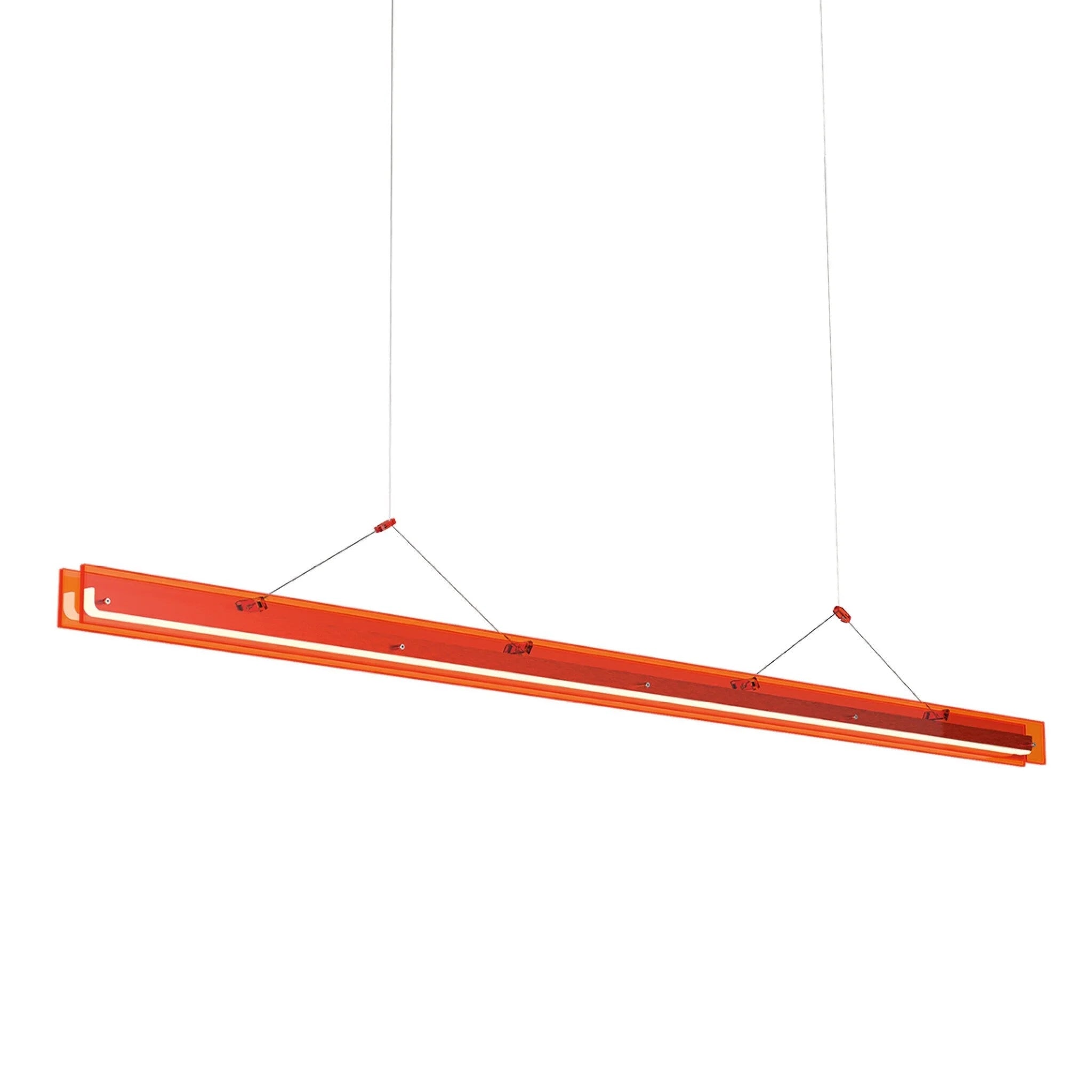 Tonone Bridge hanglamp - 110 cm. + 150 cm. - lava orange 150 cm.