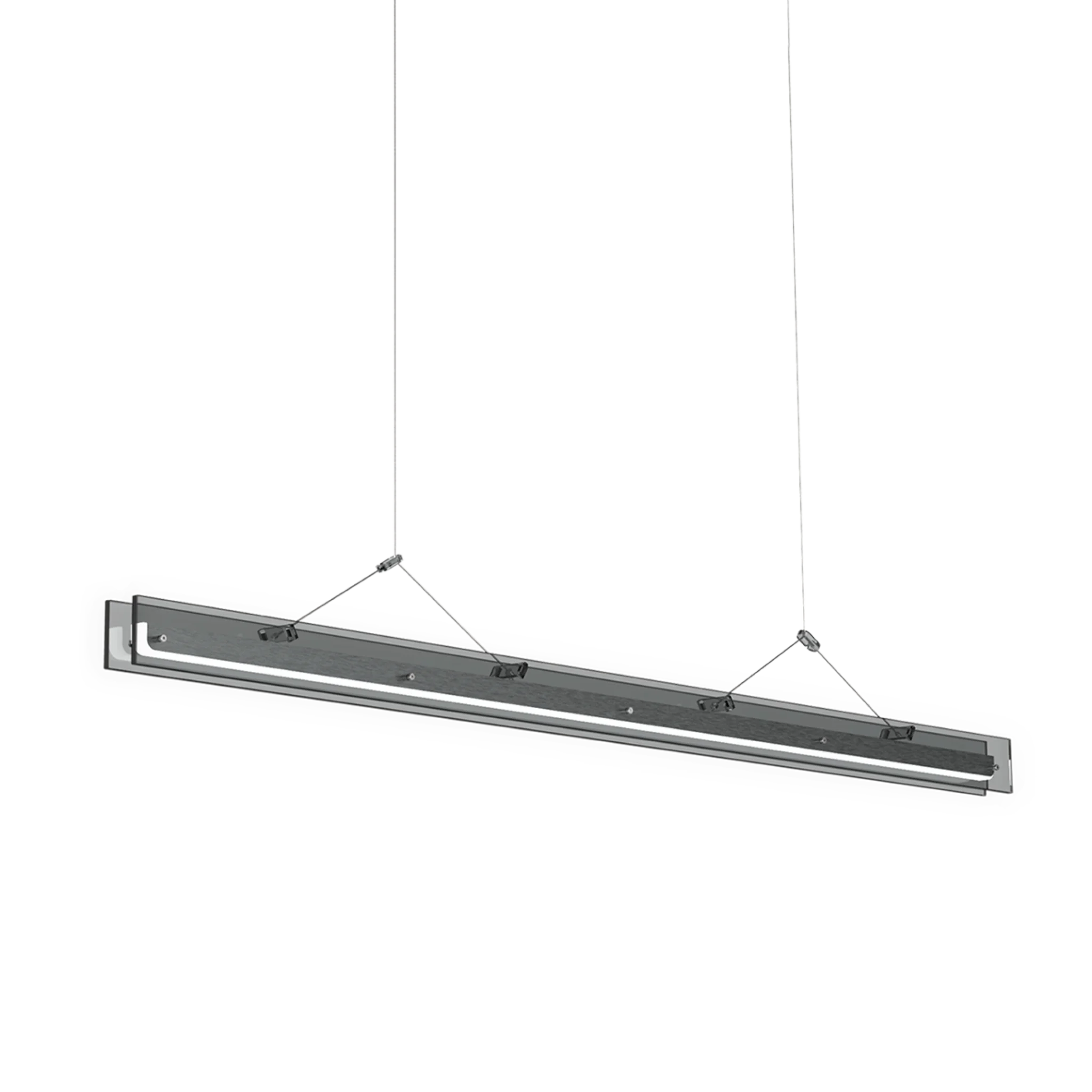 Tonone Bridge hanglamp - 110 cm. + 150 cm. - smoke grey 110 cm.