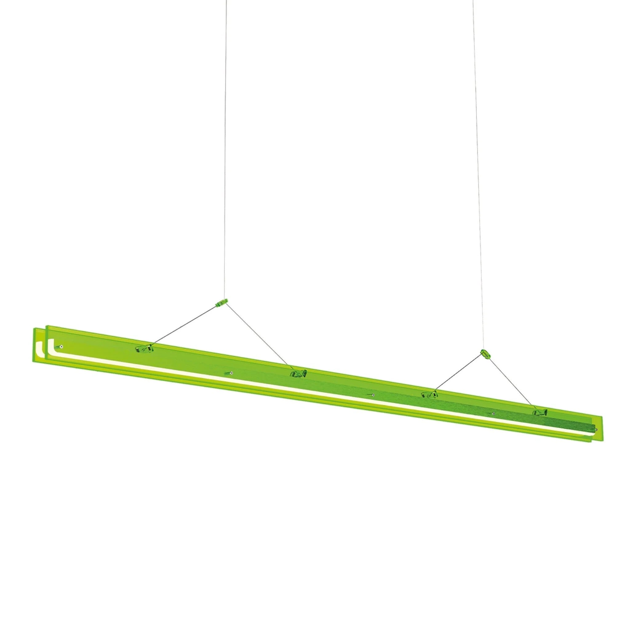 Tonone Bridge hanglamp - 110 cm. + 150 cm. - toxic green 150 cm.