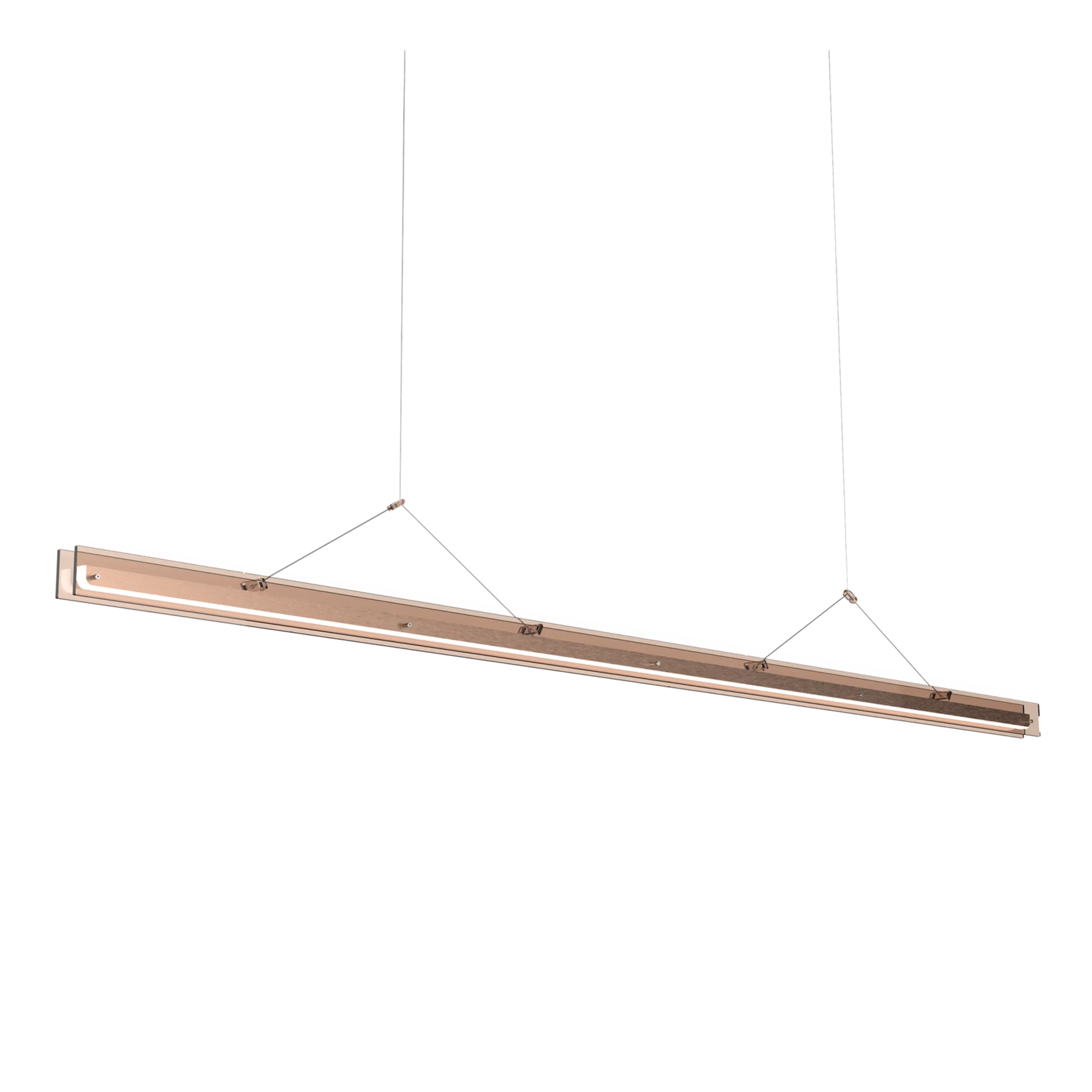 Tonone Bridge hanglamp - 180 cm. + 220 cm. - cocoa brown 180 cm.