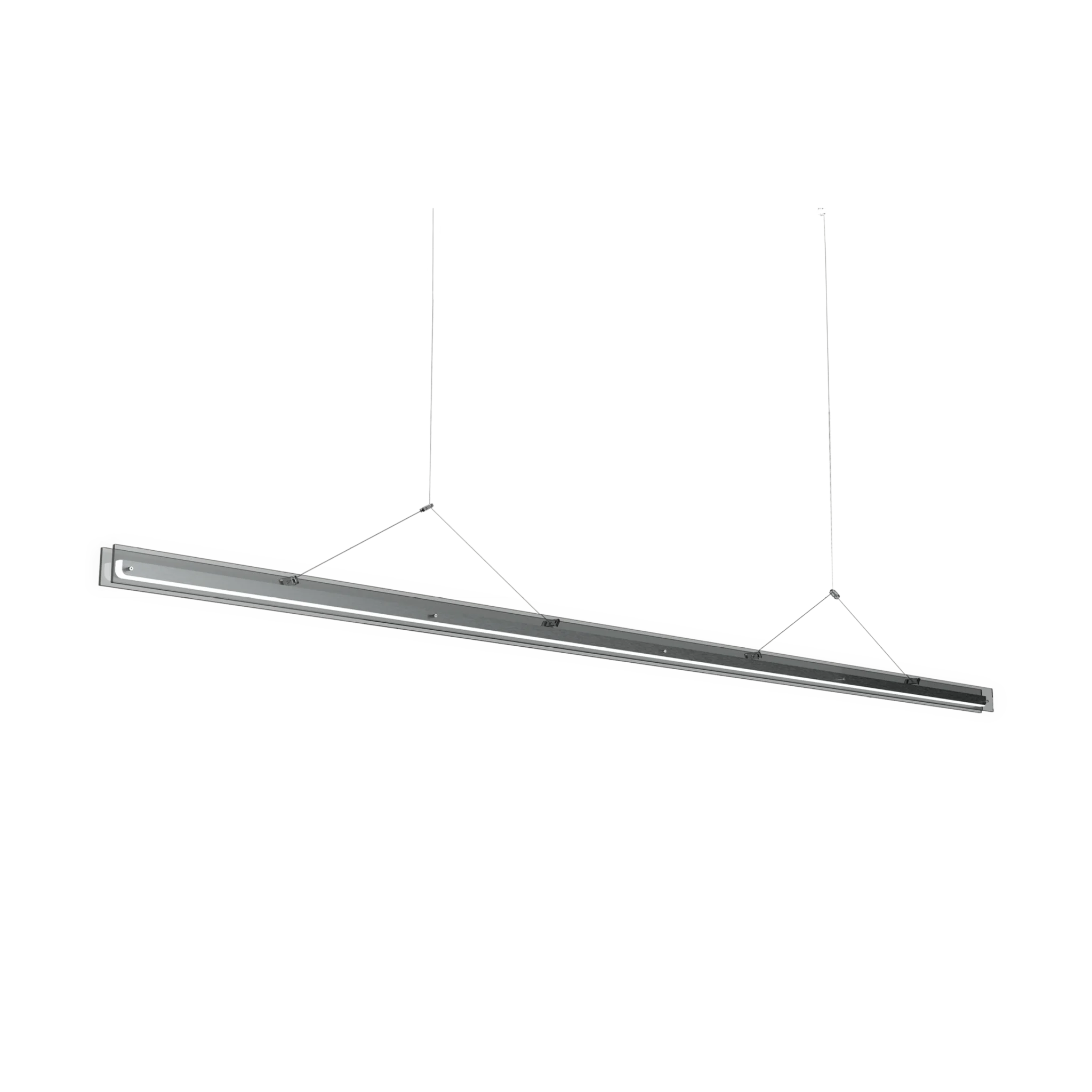 Tonone Bridge hanglamp - 180 cm. + 220 cm. - smokey grey 220 cm.