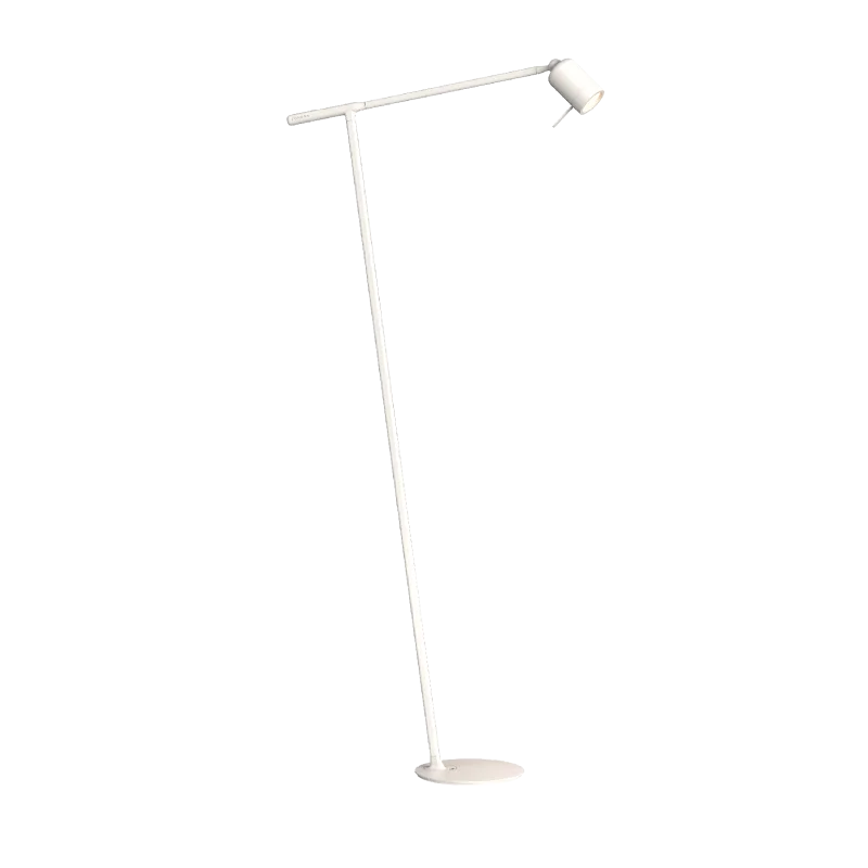 Tonone spot ONE - vloerarmatuur - fuzzy white + knob