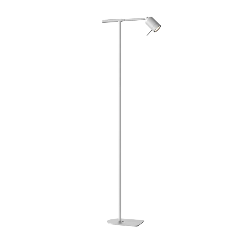 Tonone spot ONE - vloerarmatuur recht - heavy metal + knob