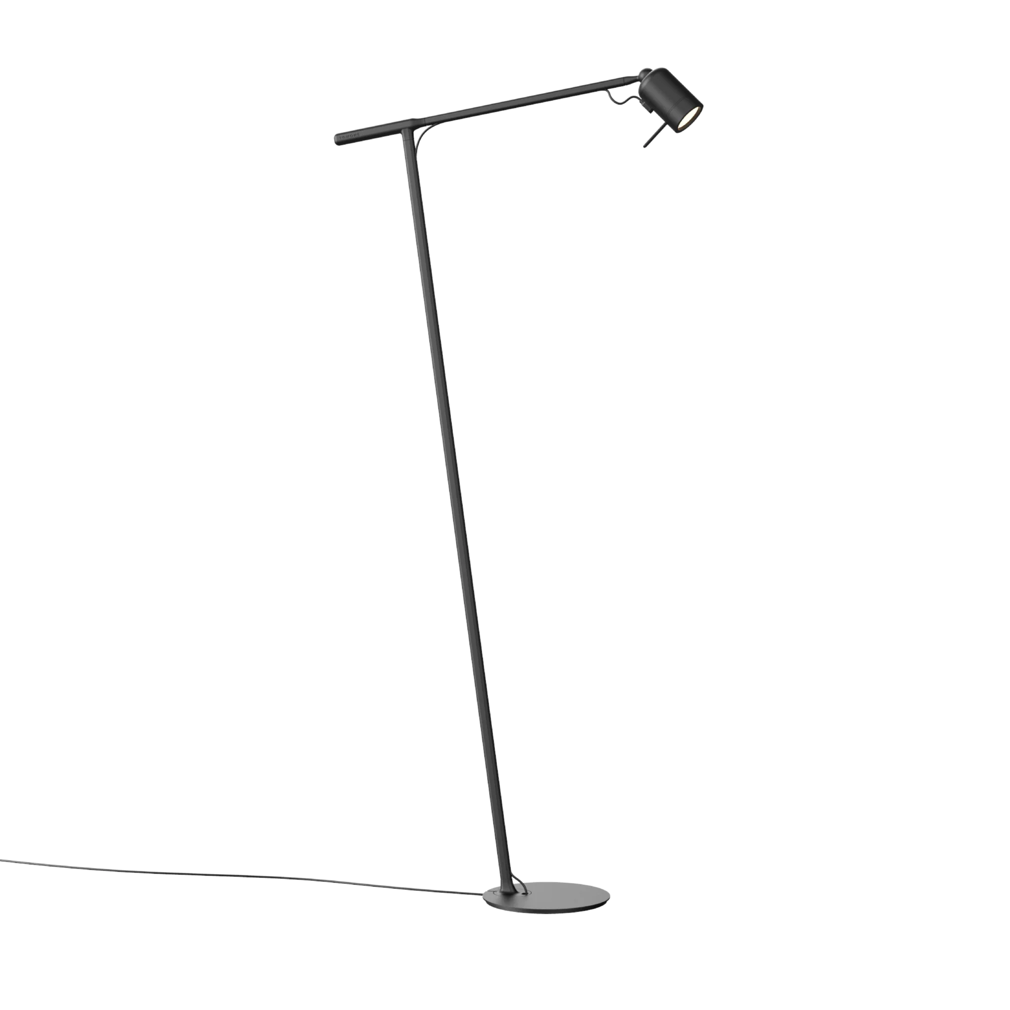 Tonone spot ONE - vloerarmatuur - smokey black + knob