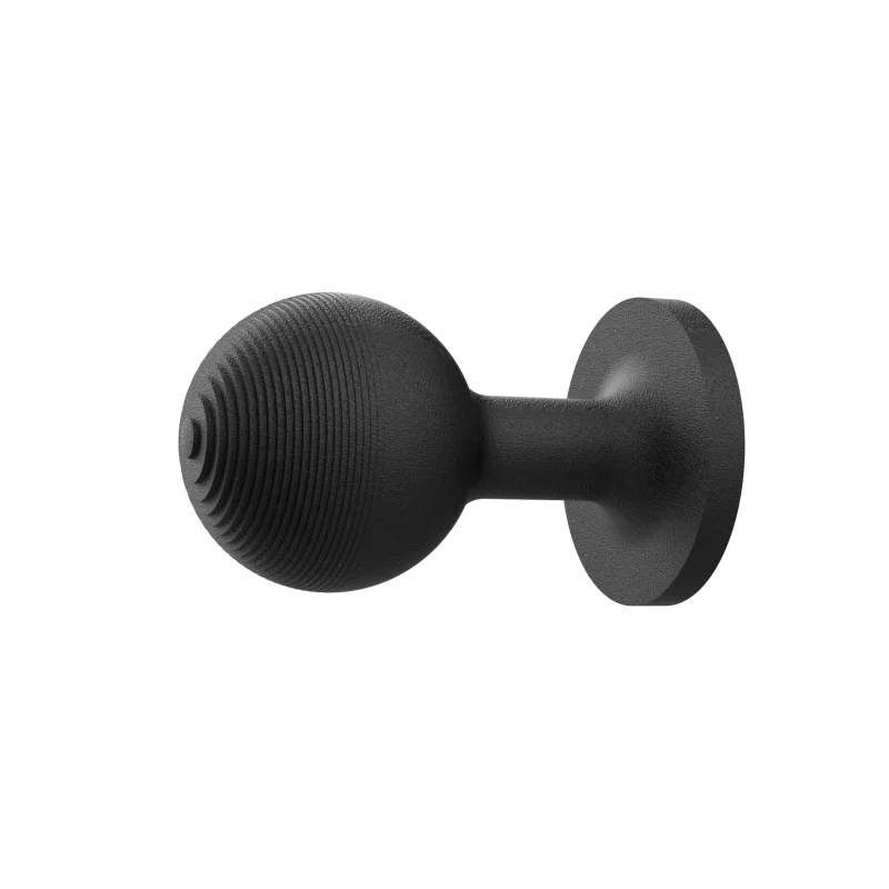 Tonone spot ONE - wandarmatuur KNOB - smokey black