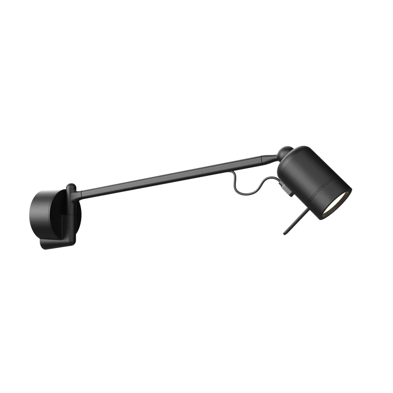 Tonone spot ONE - wandarmatuur - smokey black + knob