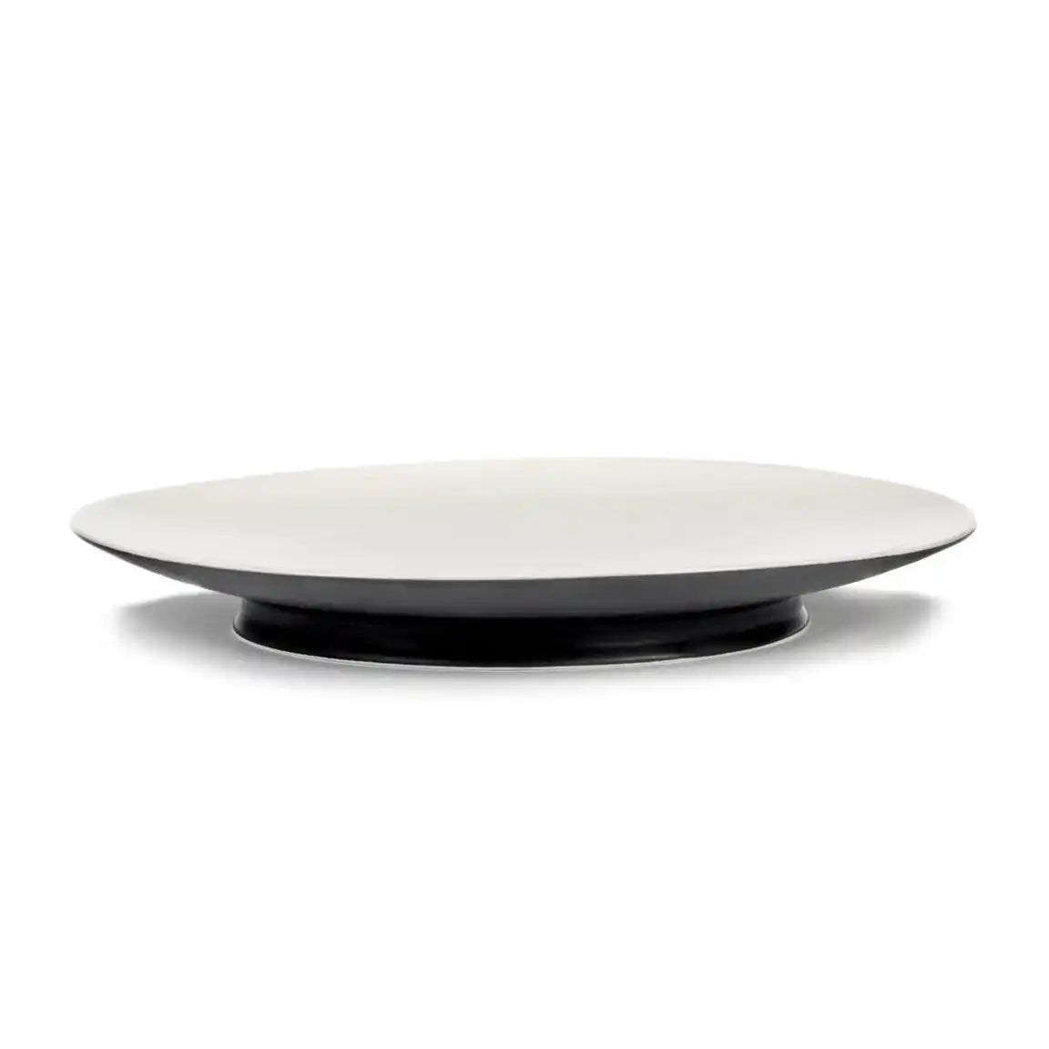 Serax bord Ra - Ø 28 cm. - zwart / wit