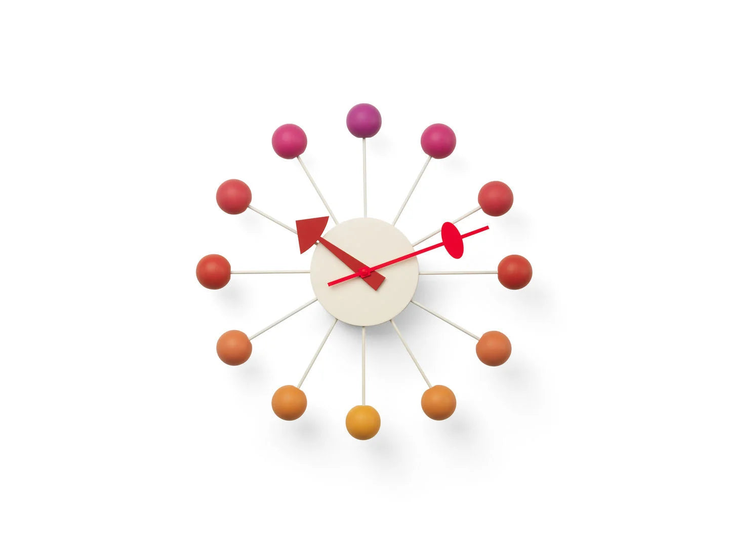 vitra Ball Clock - special edition - sunset