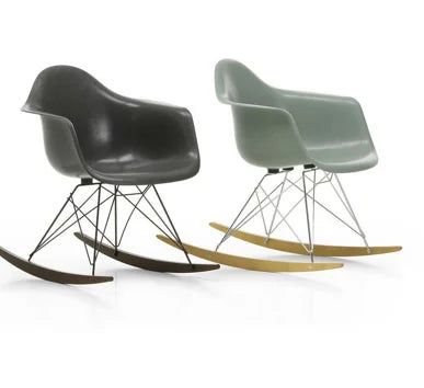 vitra Eames Fiberglass Armchair RAR - verchroomd onderstel