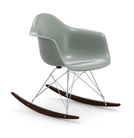 vitra Eames Fiberglass Armchair RAR - verchroomd onderstel - sea foam green - donker