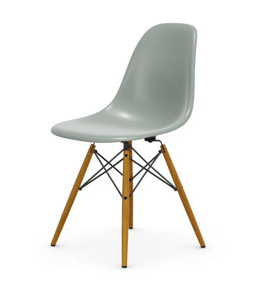 vitra Eames Fiberglass Side chair DSW - essen onderstel - sea foam green